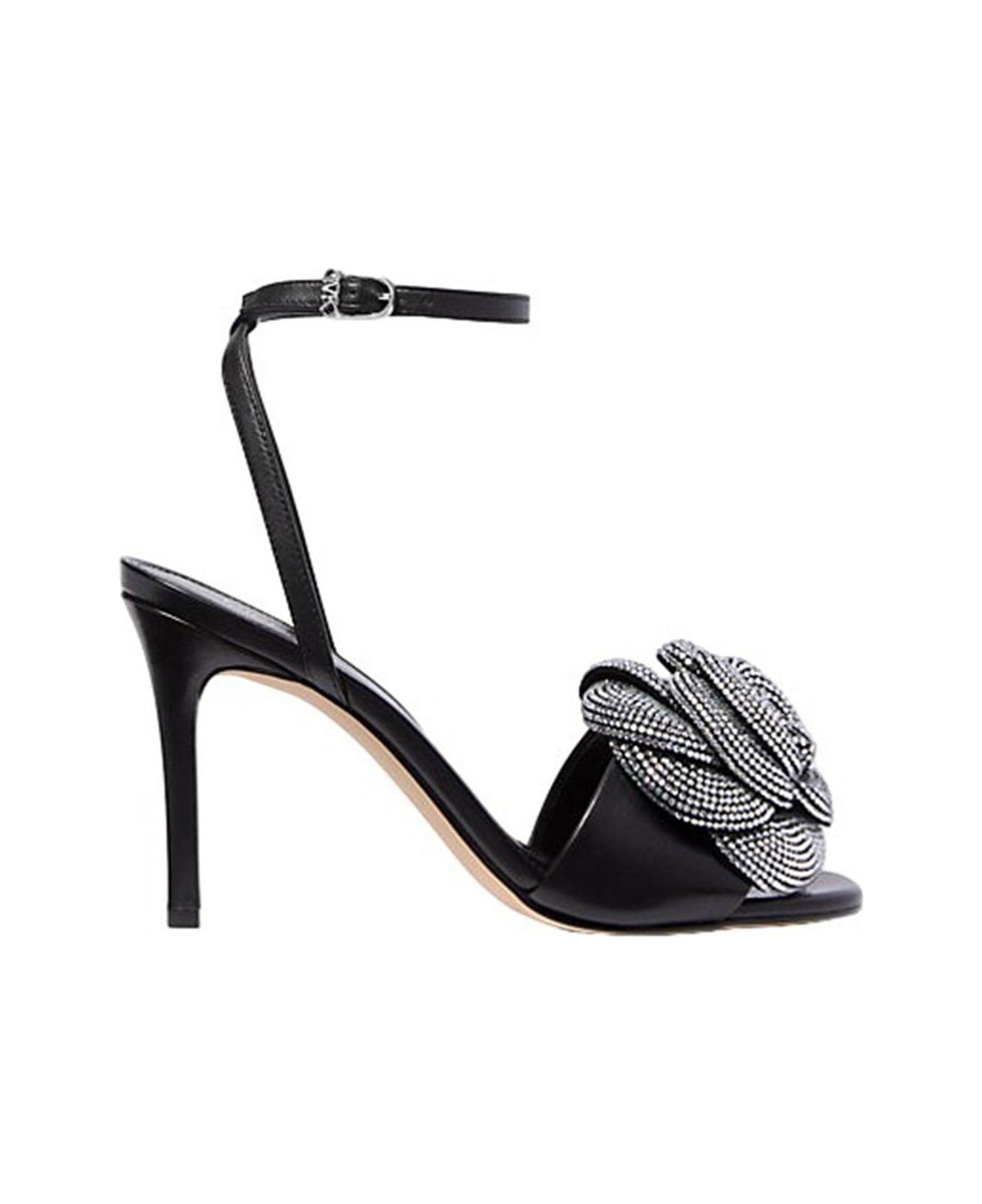 MICHAEL Michael Kors Elodie Embellished Sandals - Black