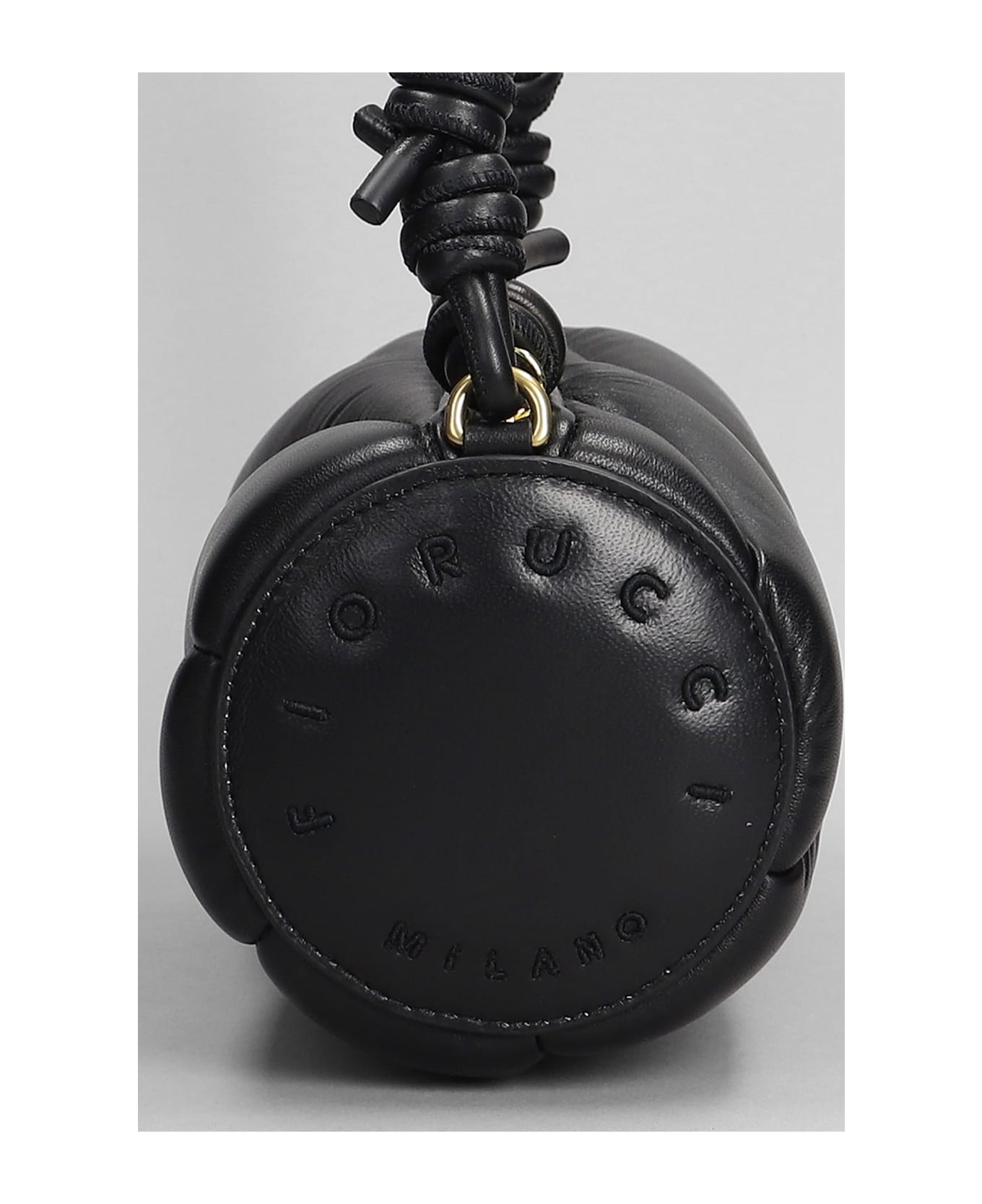 Fiorucci Mella Bag Shoulder Bag In Black Leather - Nero