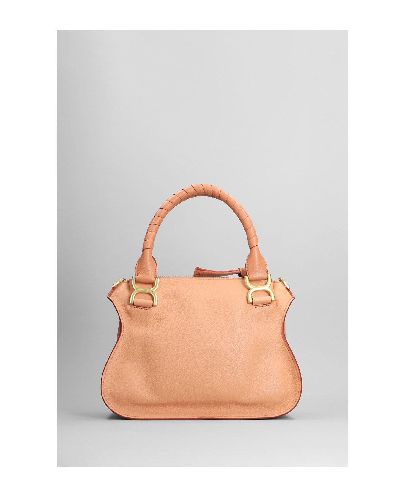 Chloé Mercie Shoulder Bag In Rose-pink Leather - rose-pink