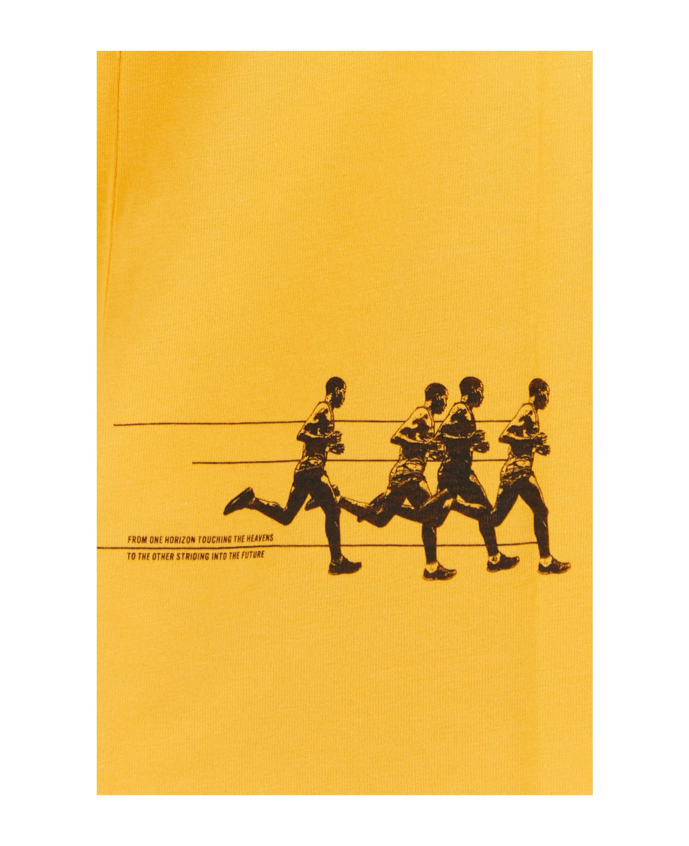 Wales Bonner Yellow Cotton Endurance T-shirt - Giallo
