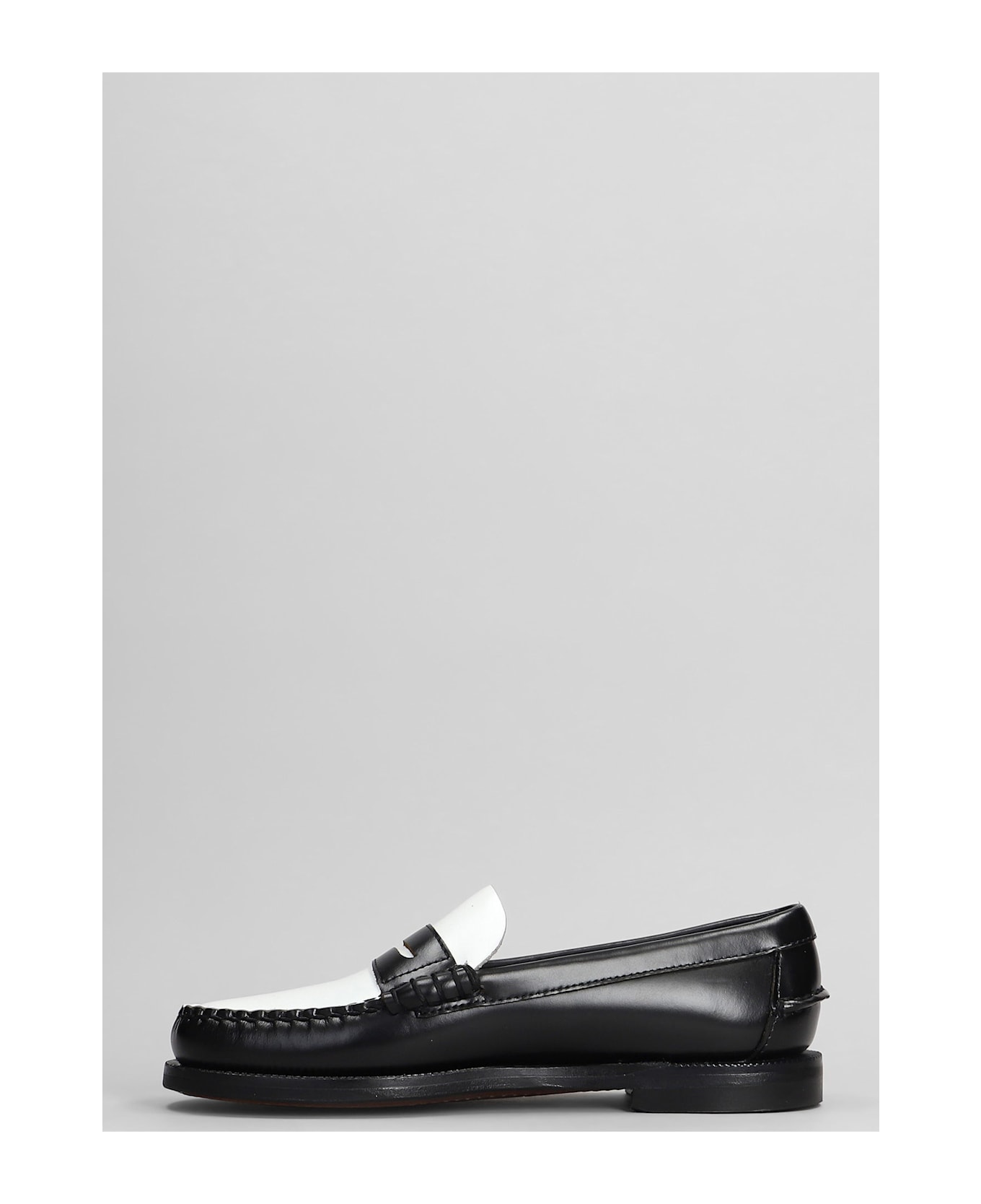 Sebago Classic Dan Loafers In Black Leather - black