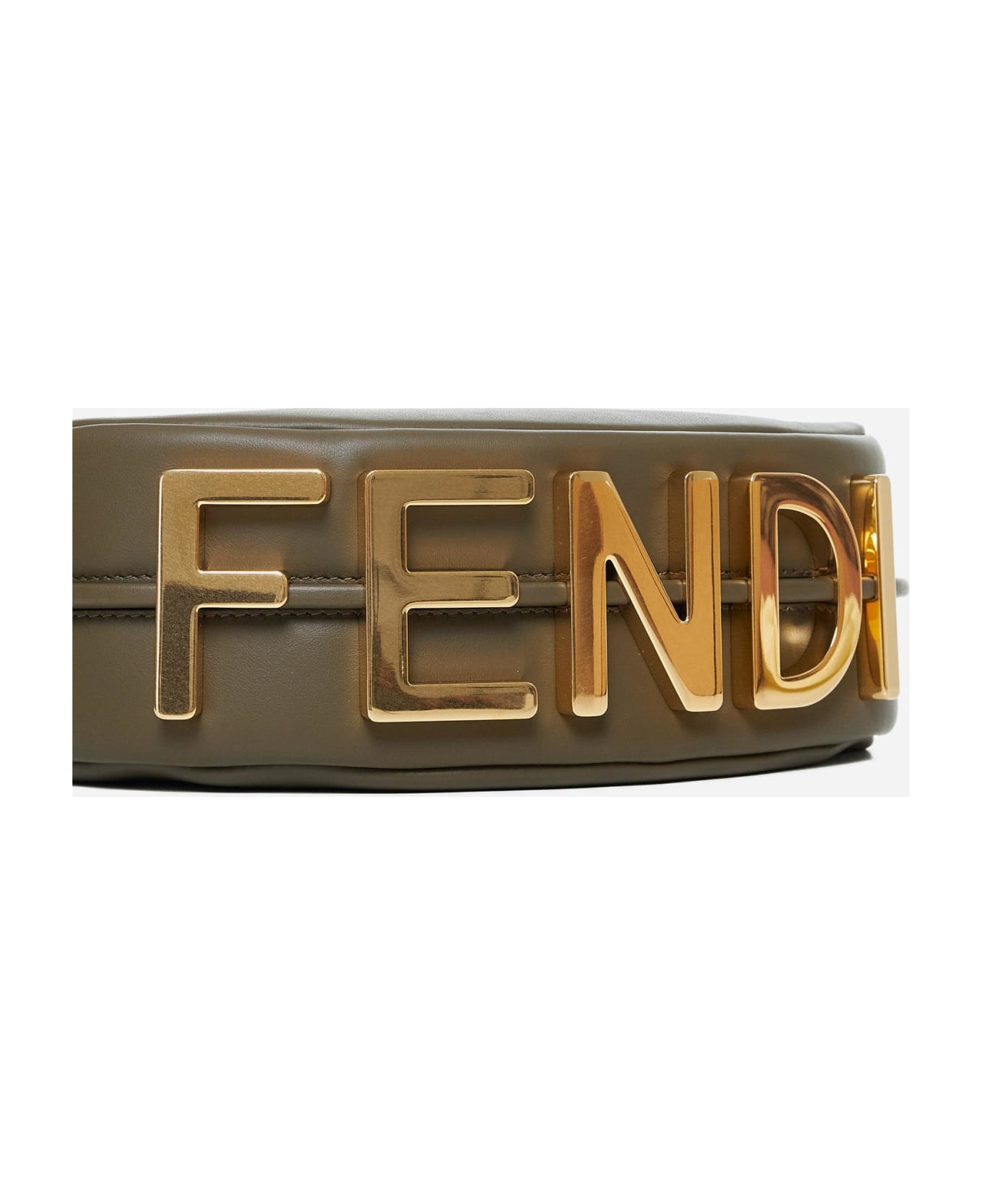 Fendi Graphy Small Leather Bag - Verde