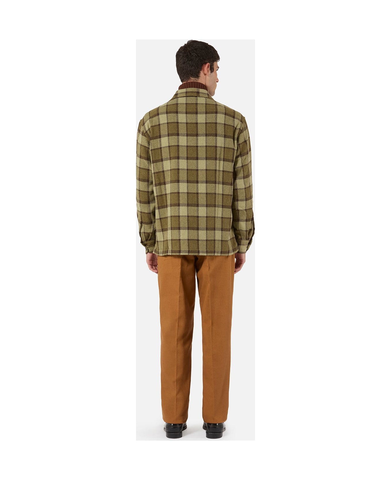 doppiaa Aabba Plaid Overshirt