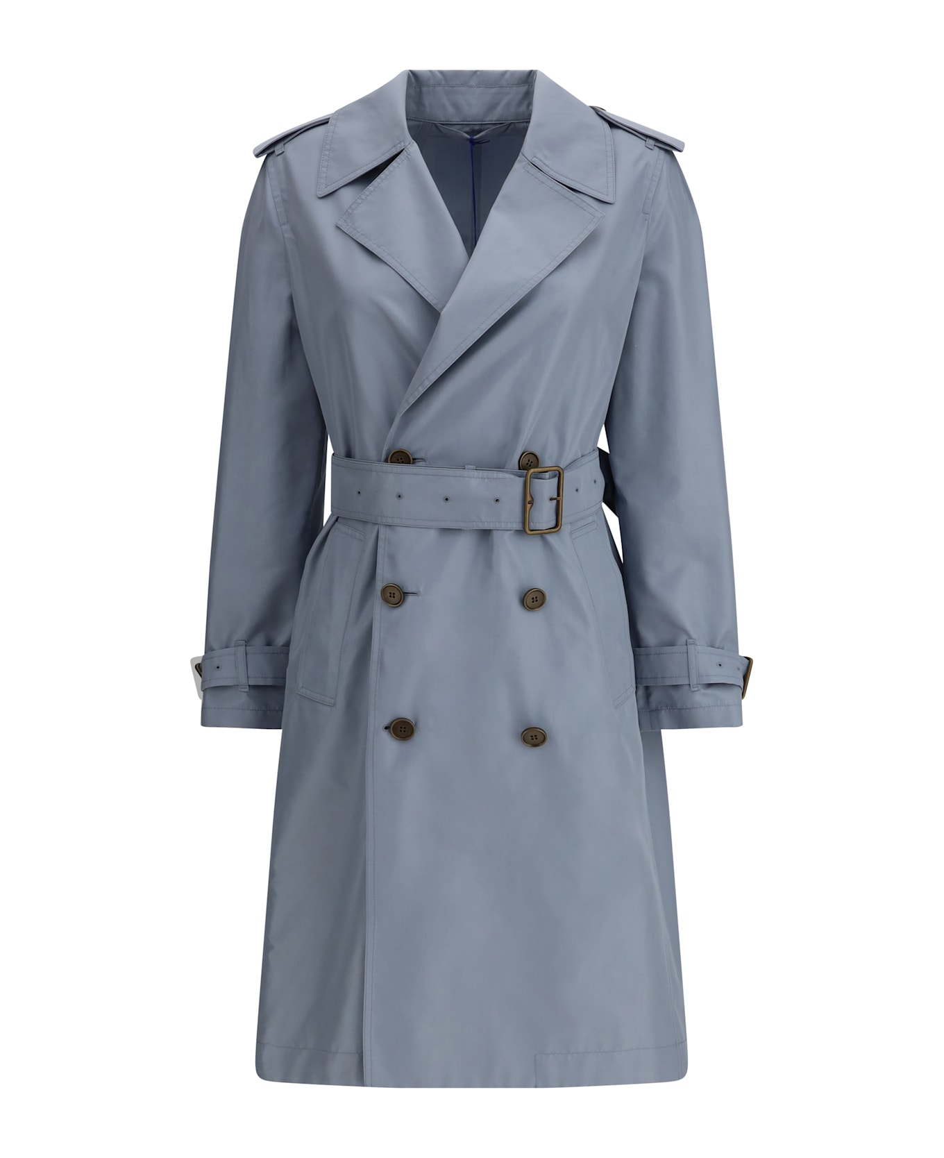 Burberry Silk Long Trench Coat