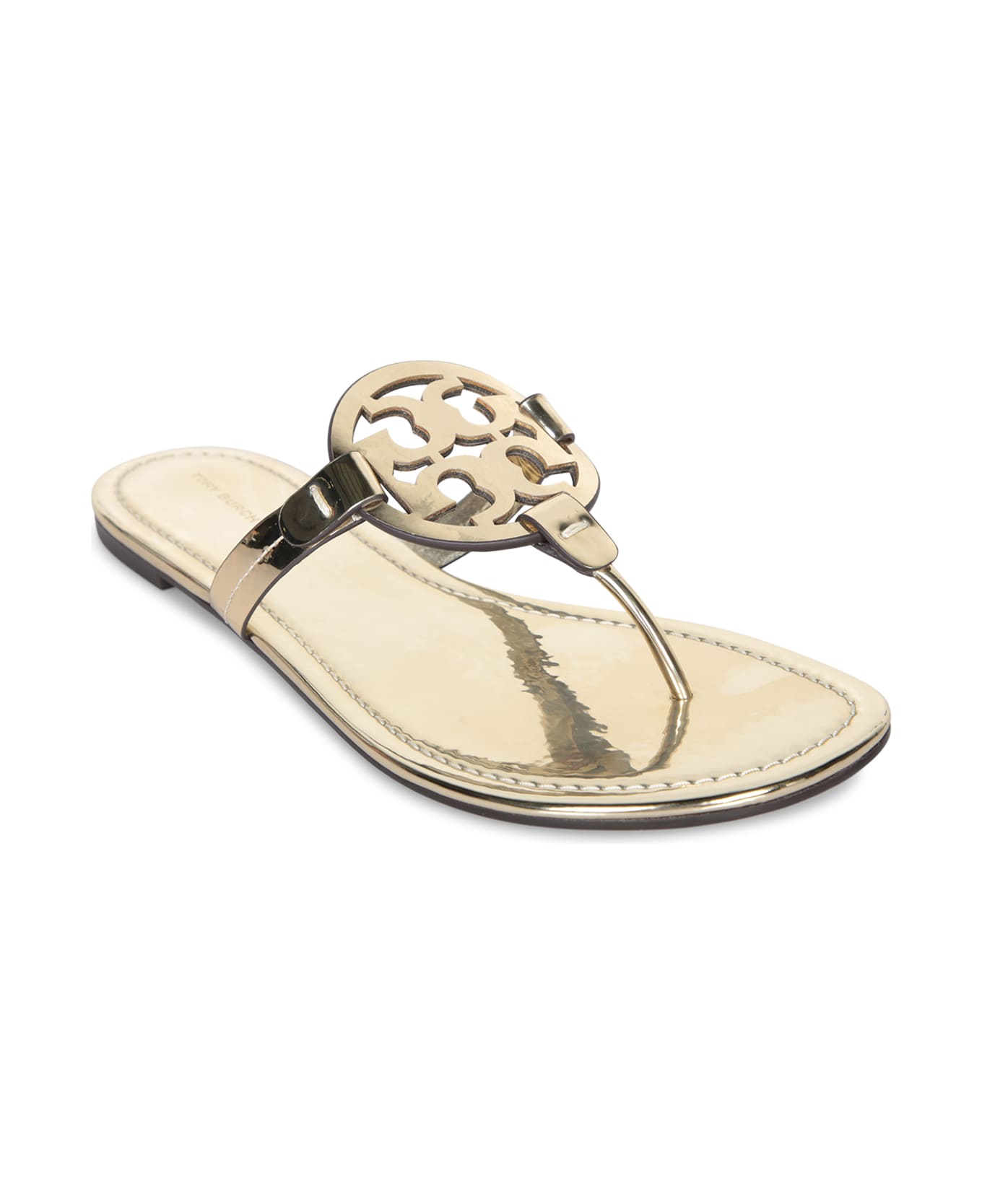 Tory Burch Miller Gold Sandal - Metallic