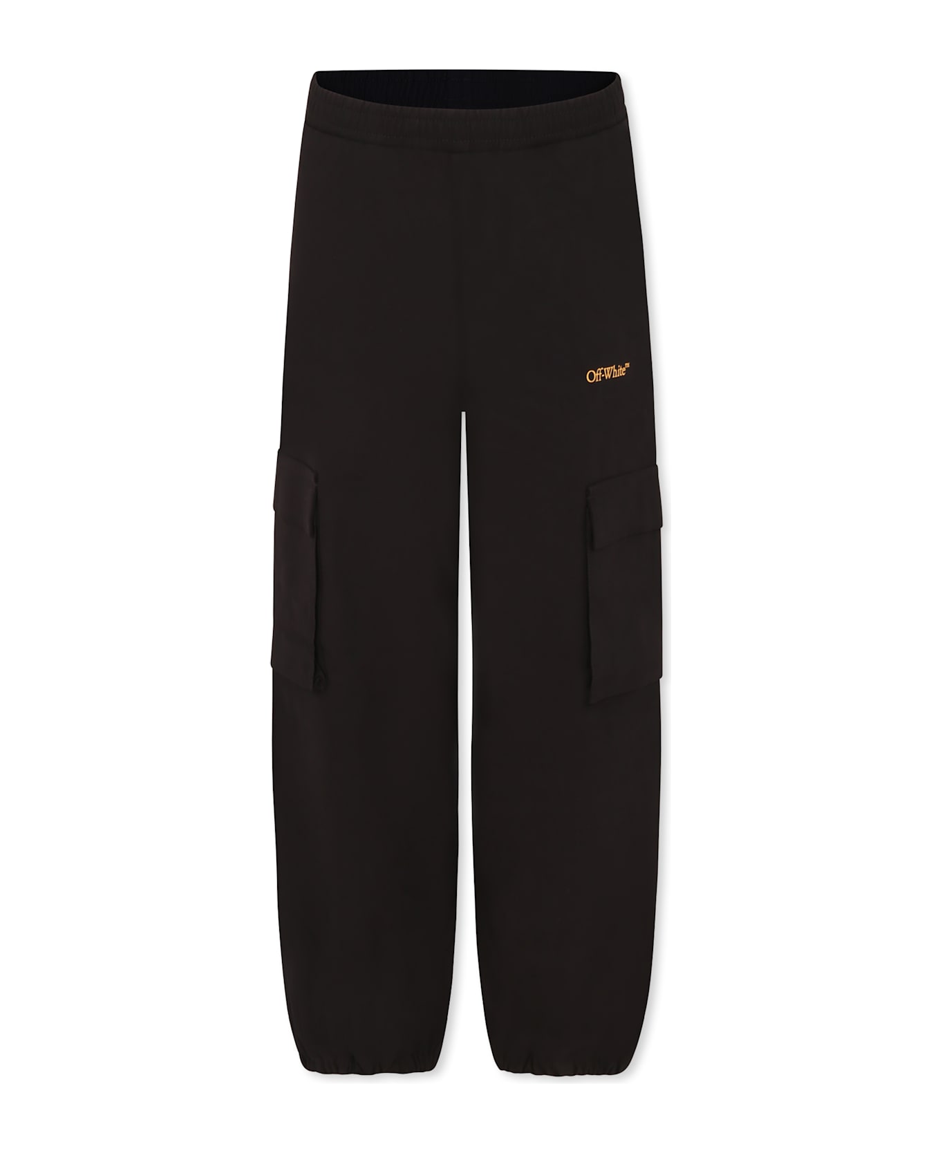 Off-White Black Trousers For Boy With Arrows - Black