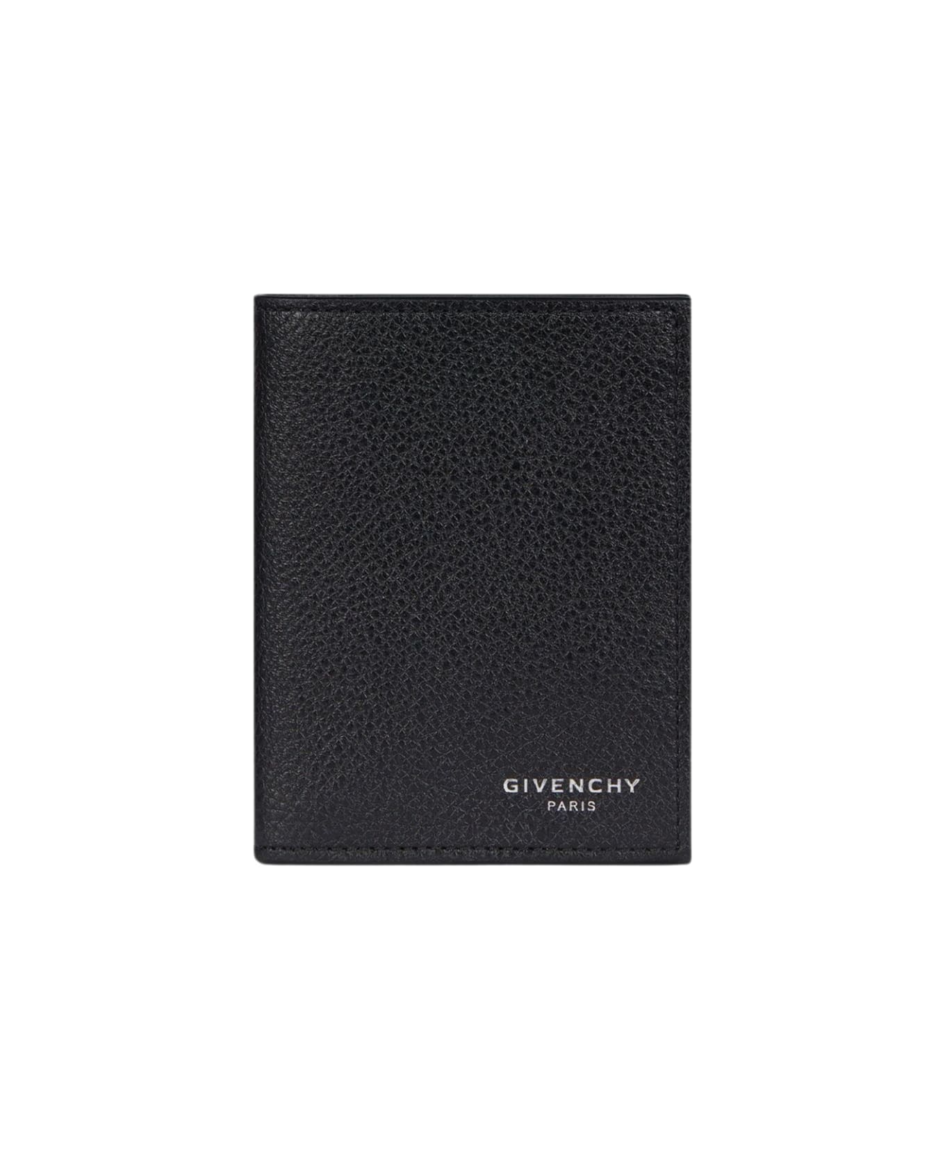 Givenchy Carry Cards In Leather - BLACK