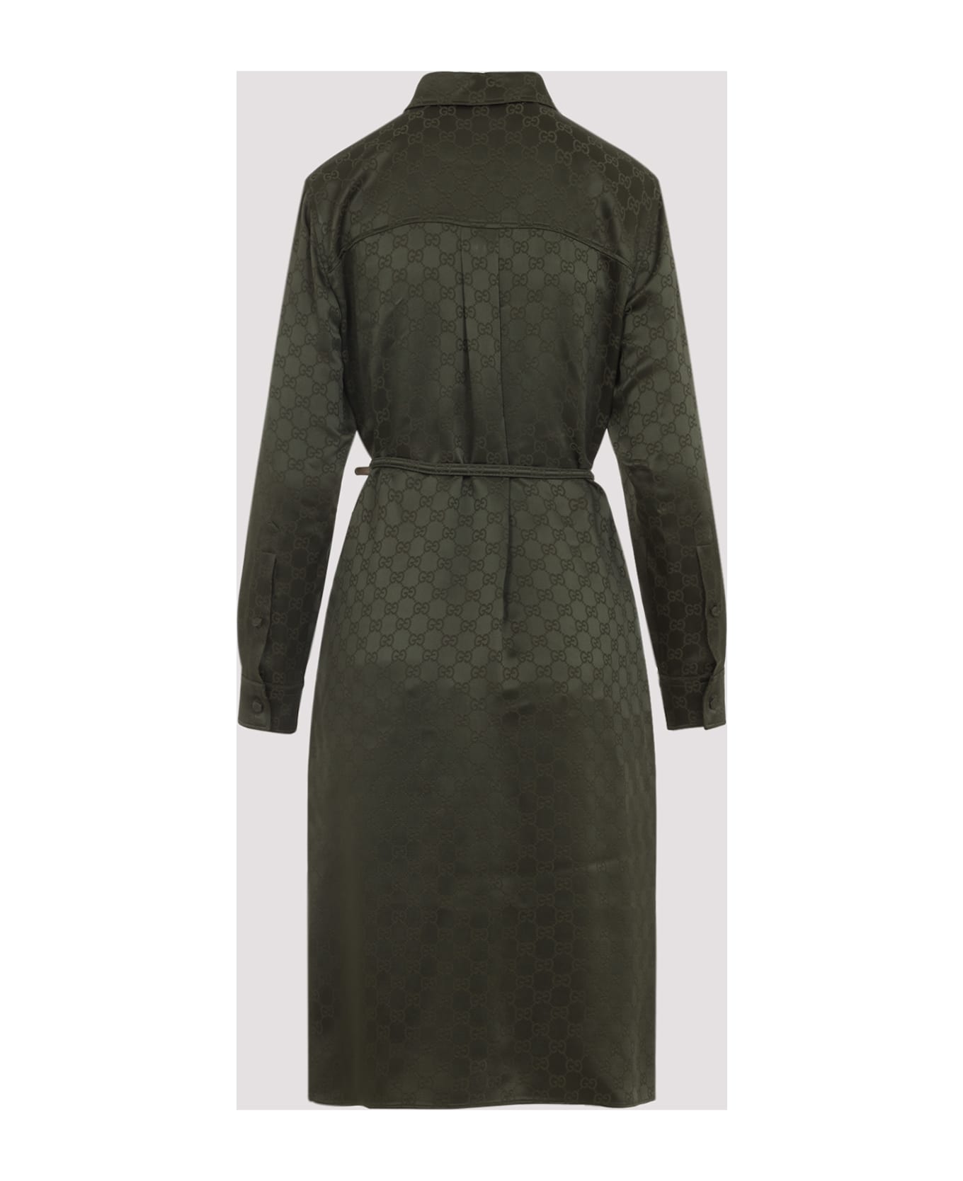 Gucci Gg Dress - Greysh Forest Green