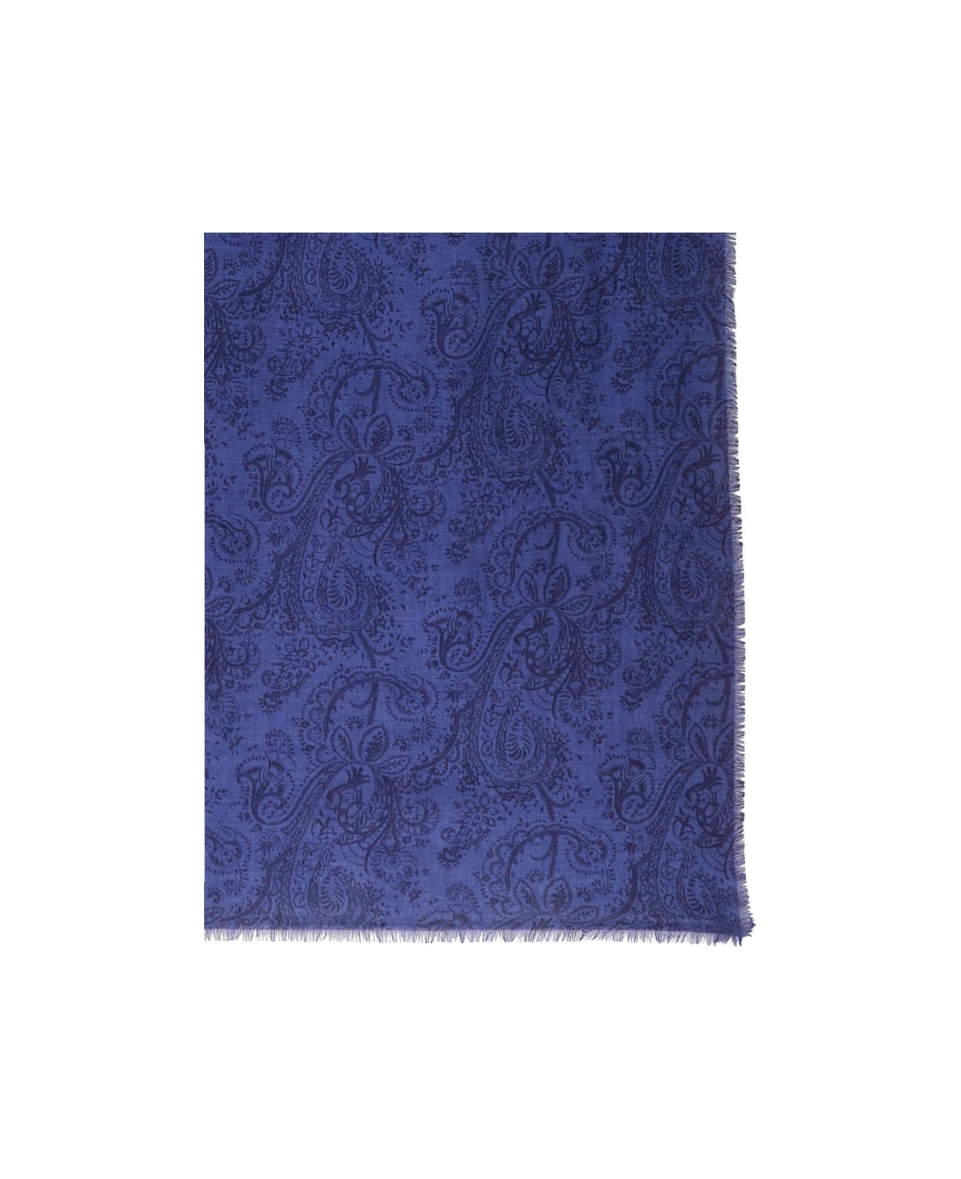 Etro Scarf With Print - BLUE