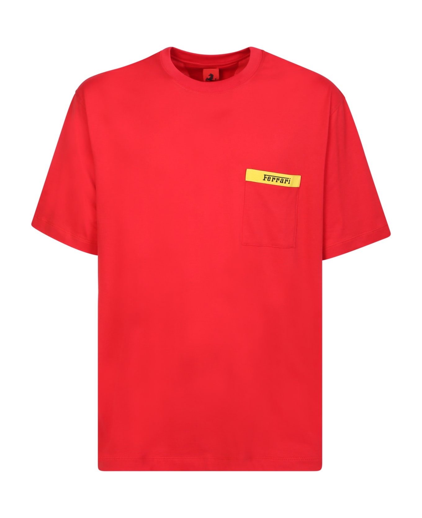 Ferrari Logo Pocket T-shirt - Red