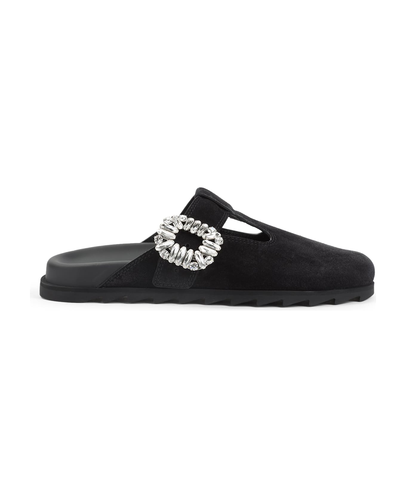 Roger Vivier Slidy Viv` Leather - Nero