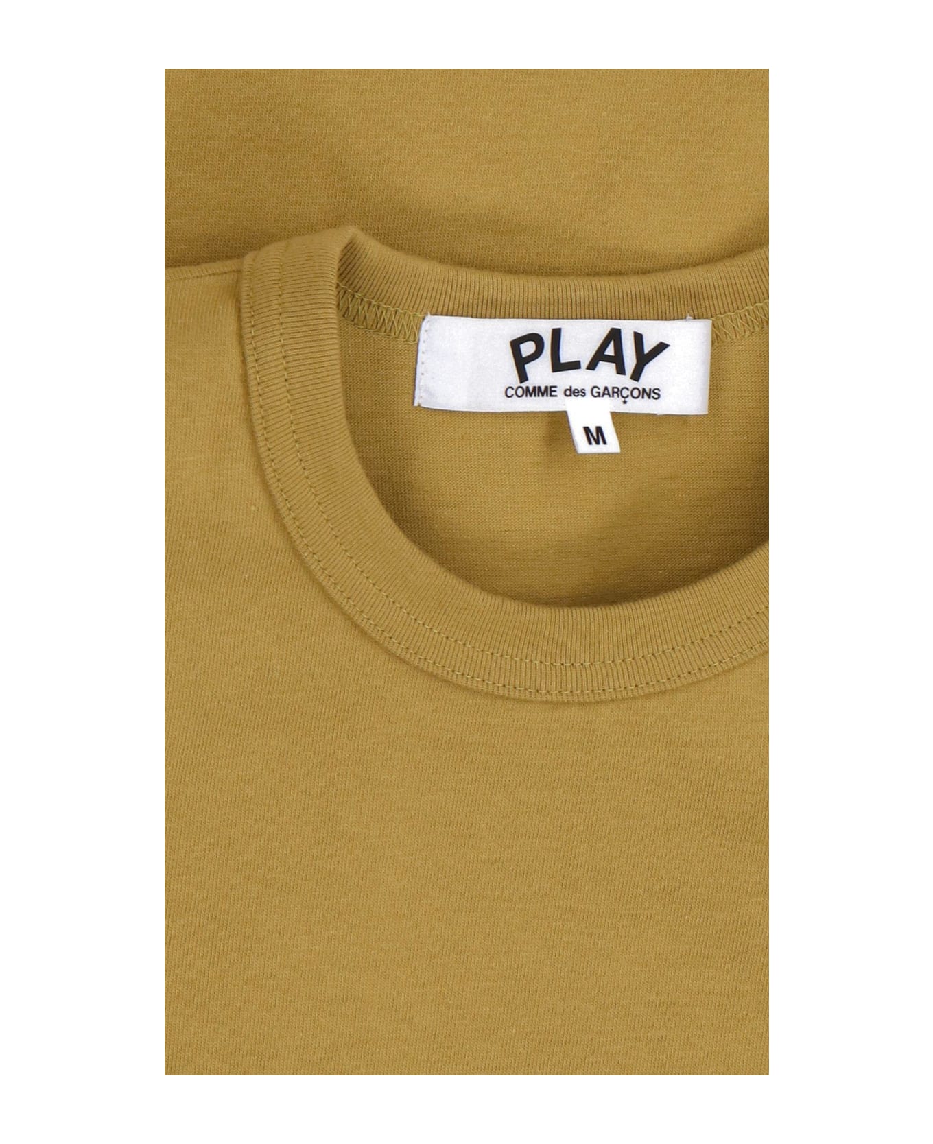 Comme des Garçons Play Logo T-shirt - Olive