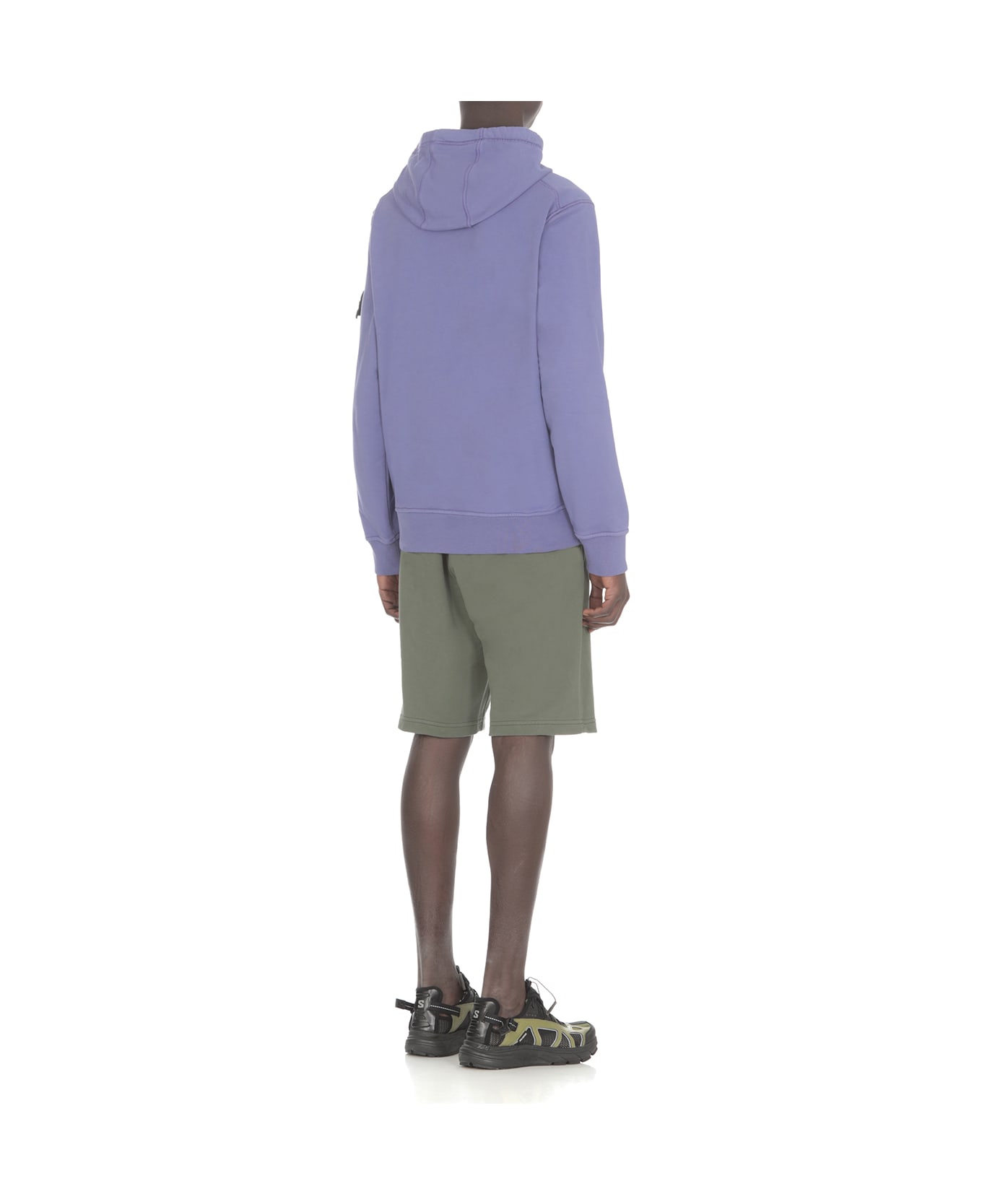 Stone Island Cotton Sweatshirt - Purple