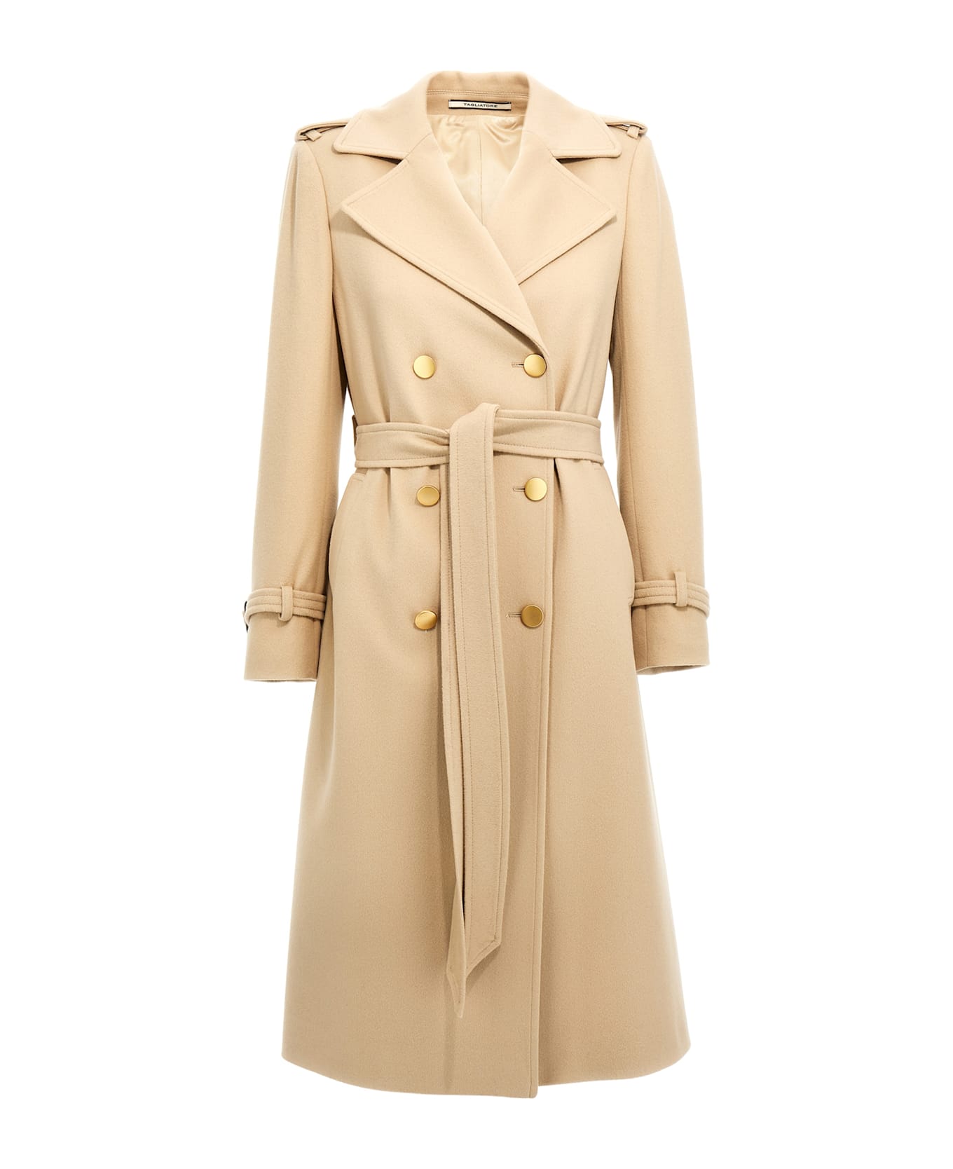 Tagliatore 'luanne' Double-breasted Coat - Beige