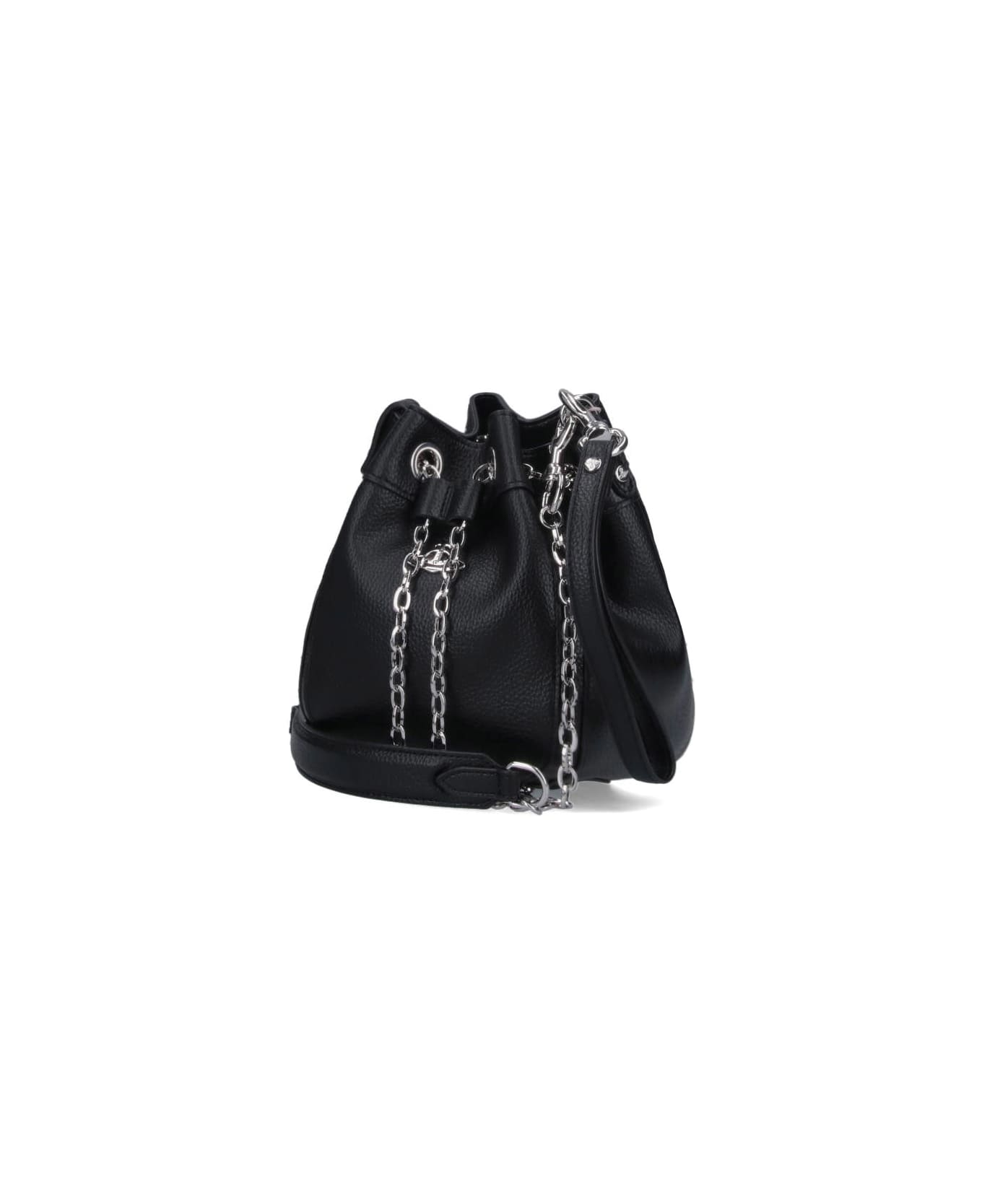 Vivienne Westwood Small Bucket Bag "chrissy" - Black  