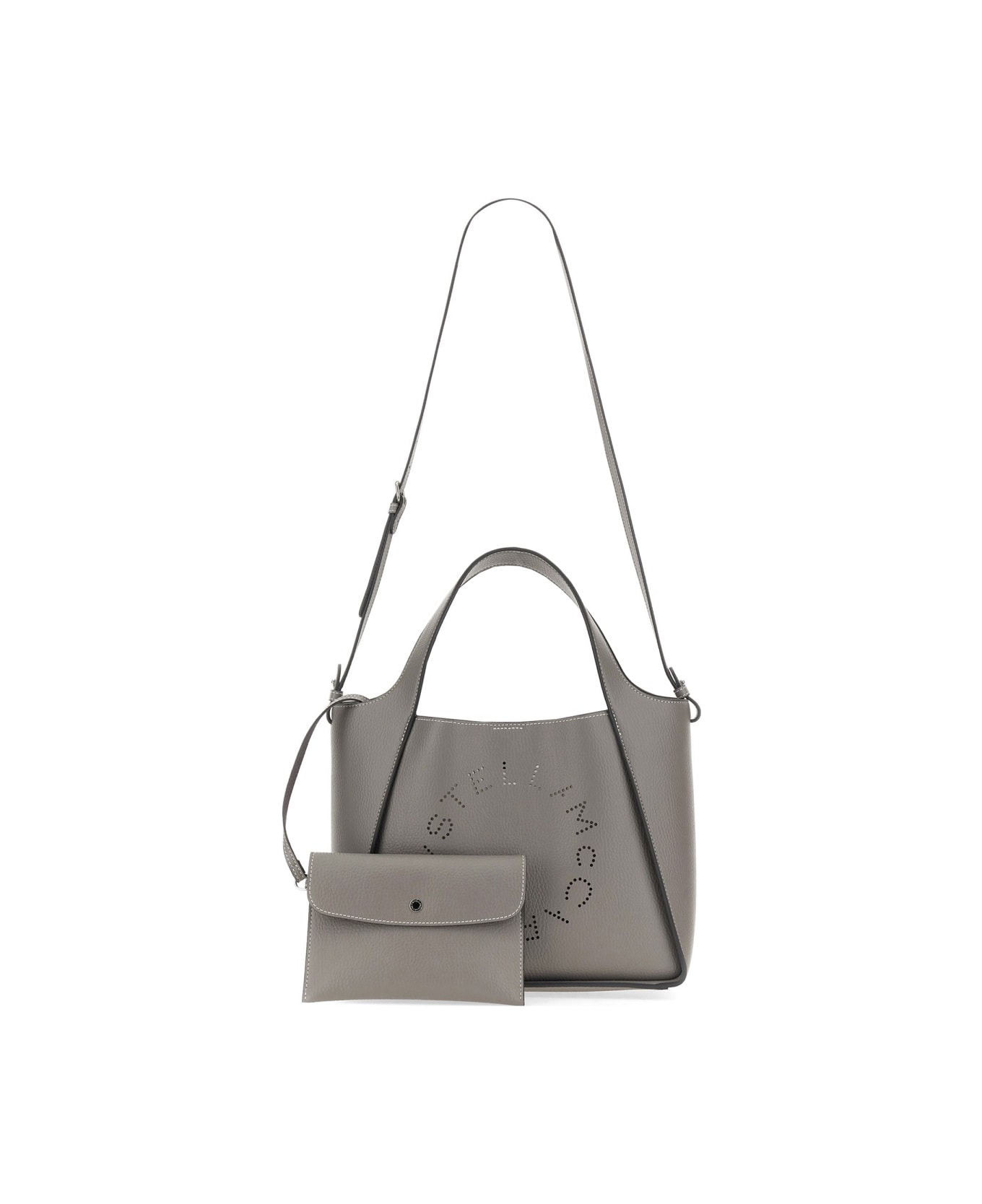Stella McCartney Borsa A Tracolla Con Logo - GREY
