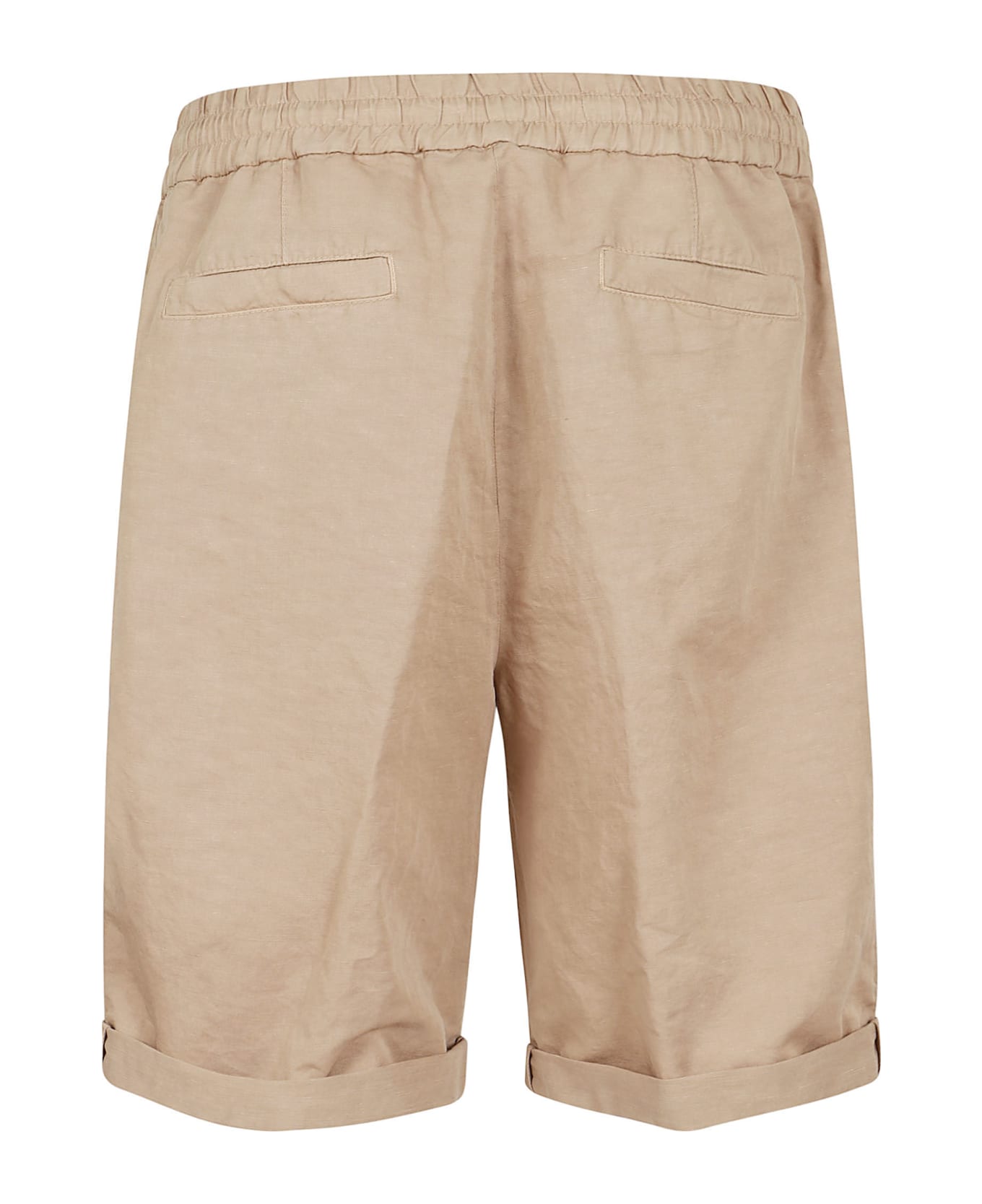 Brunello Cucinelli Linen Blend Bermuda Shorts - Beige ショートパンツ