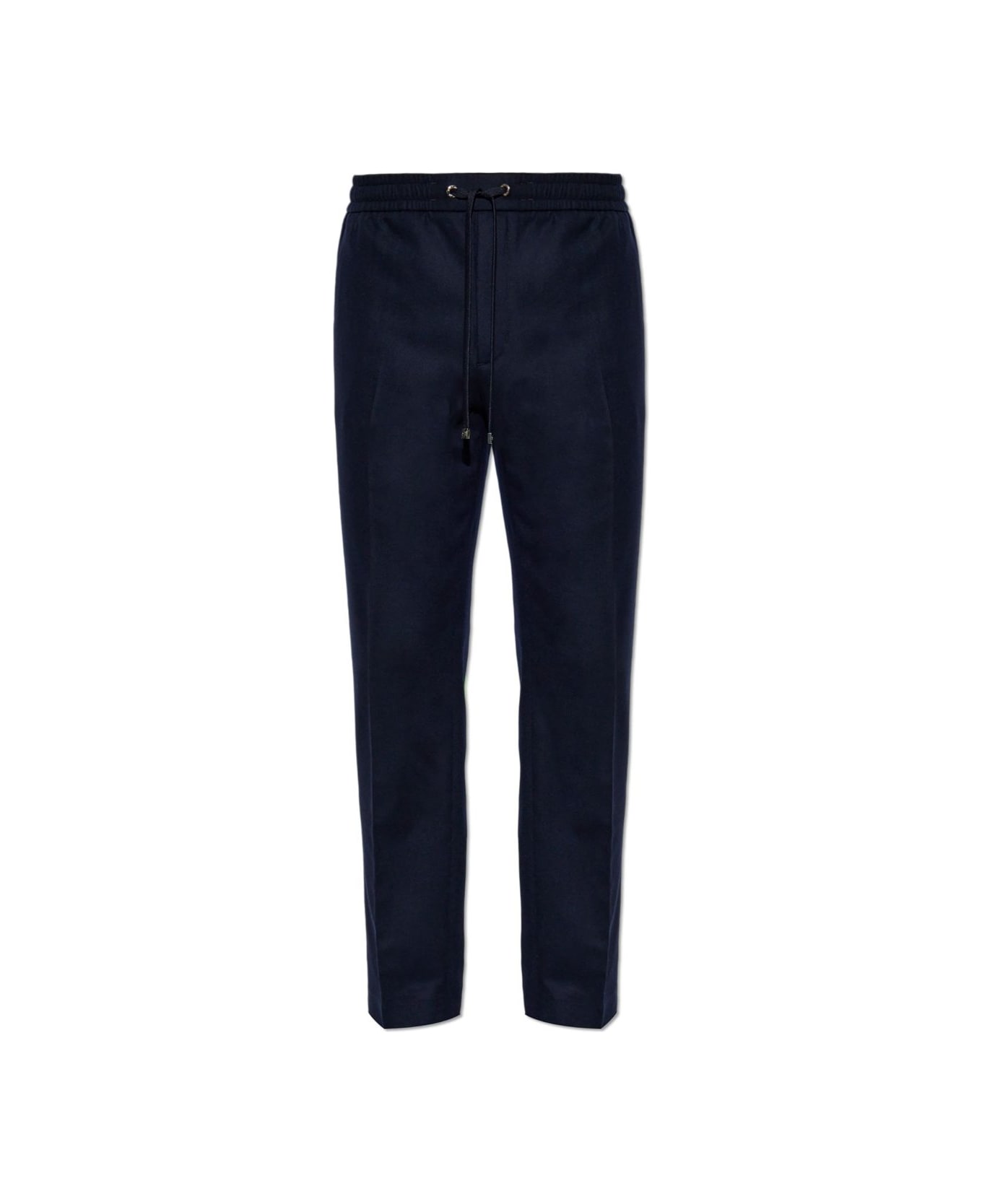 Moncler Logo Patch Drawstring Pants - Blue