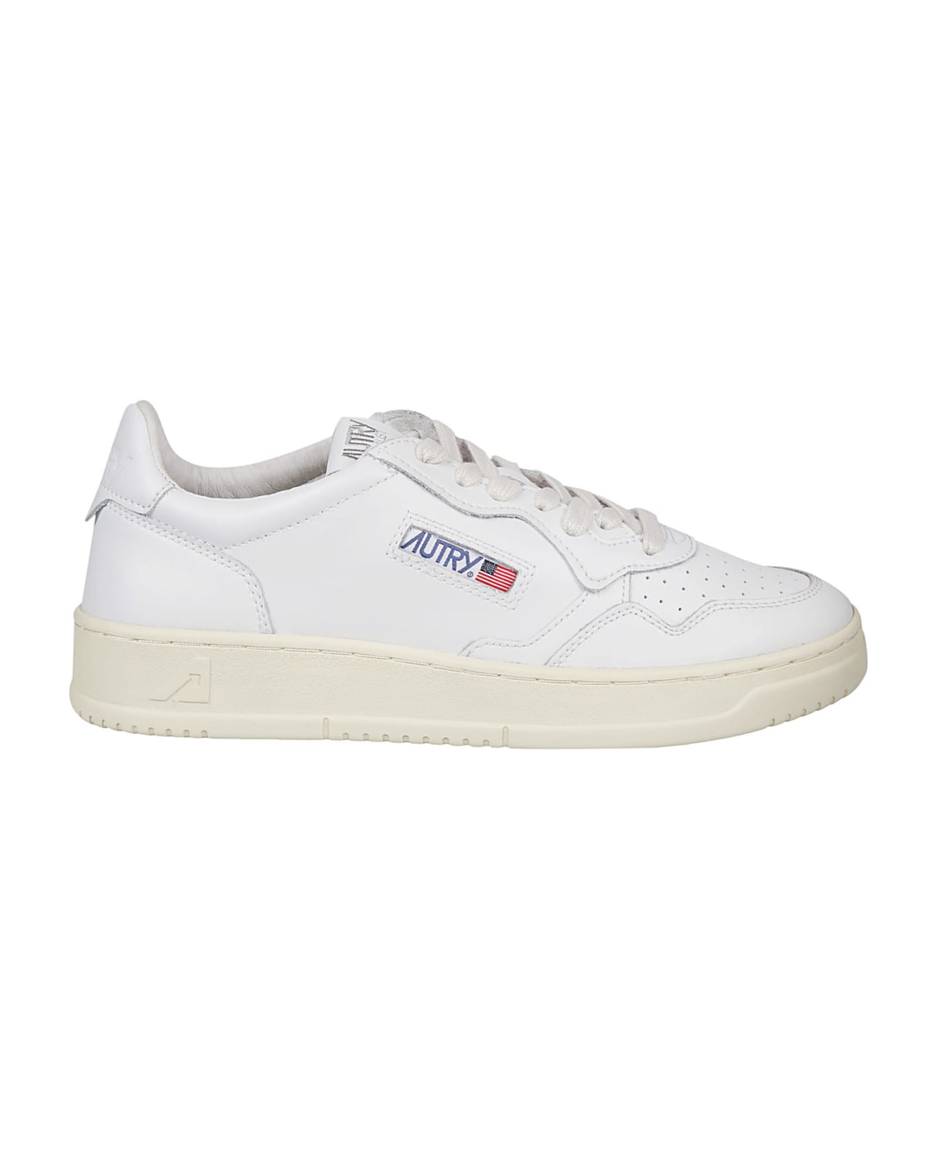 Autry Medalist Low Sneakers - White/white