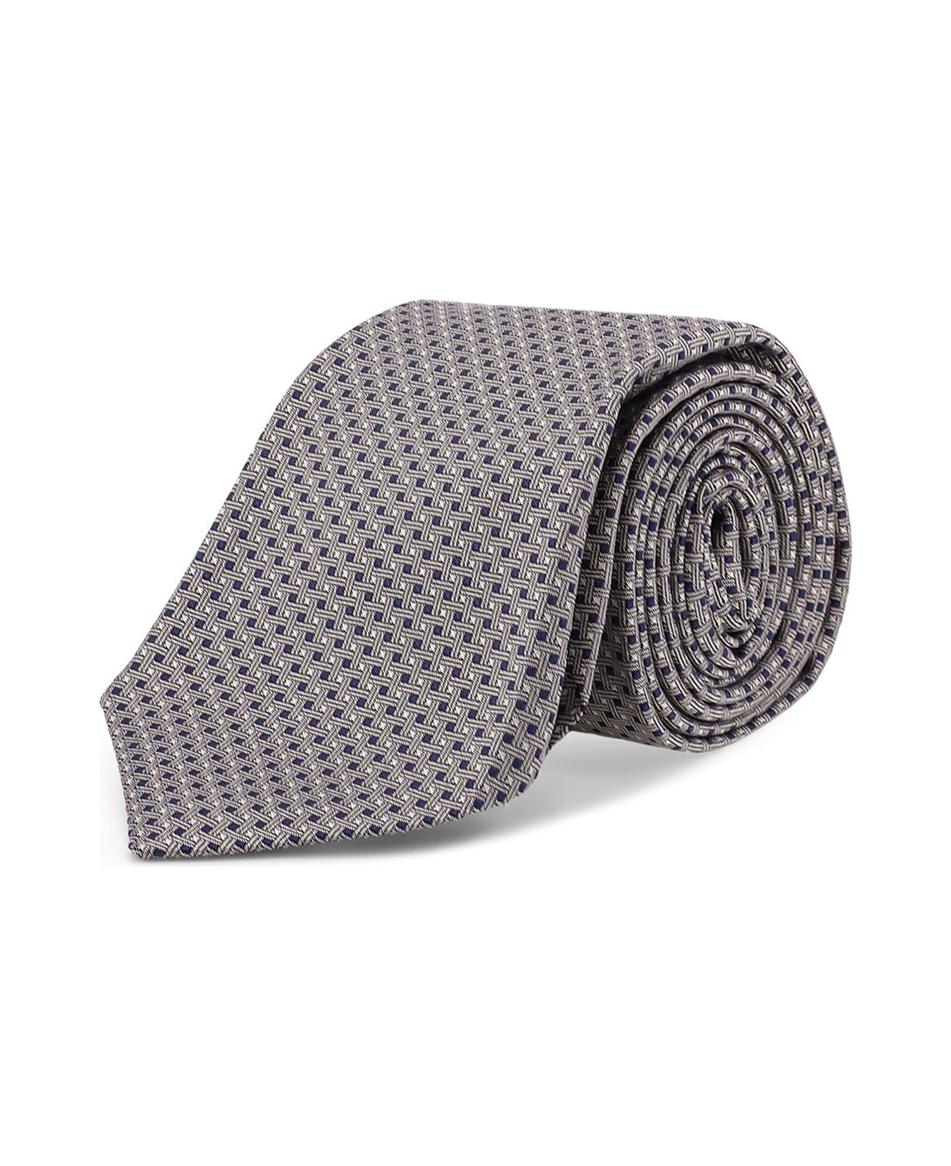 Kiton Silk Tie - Anthracite