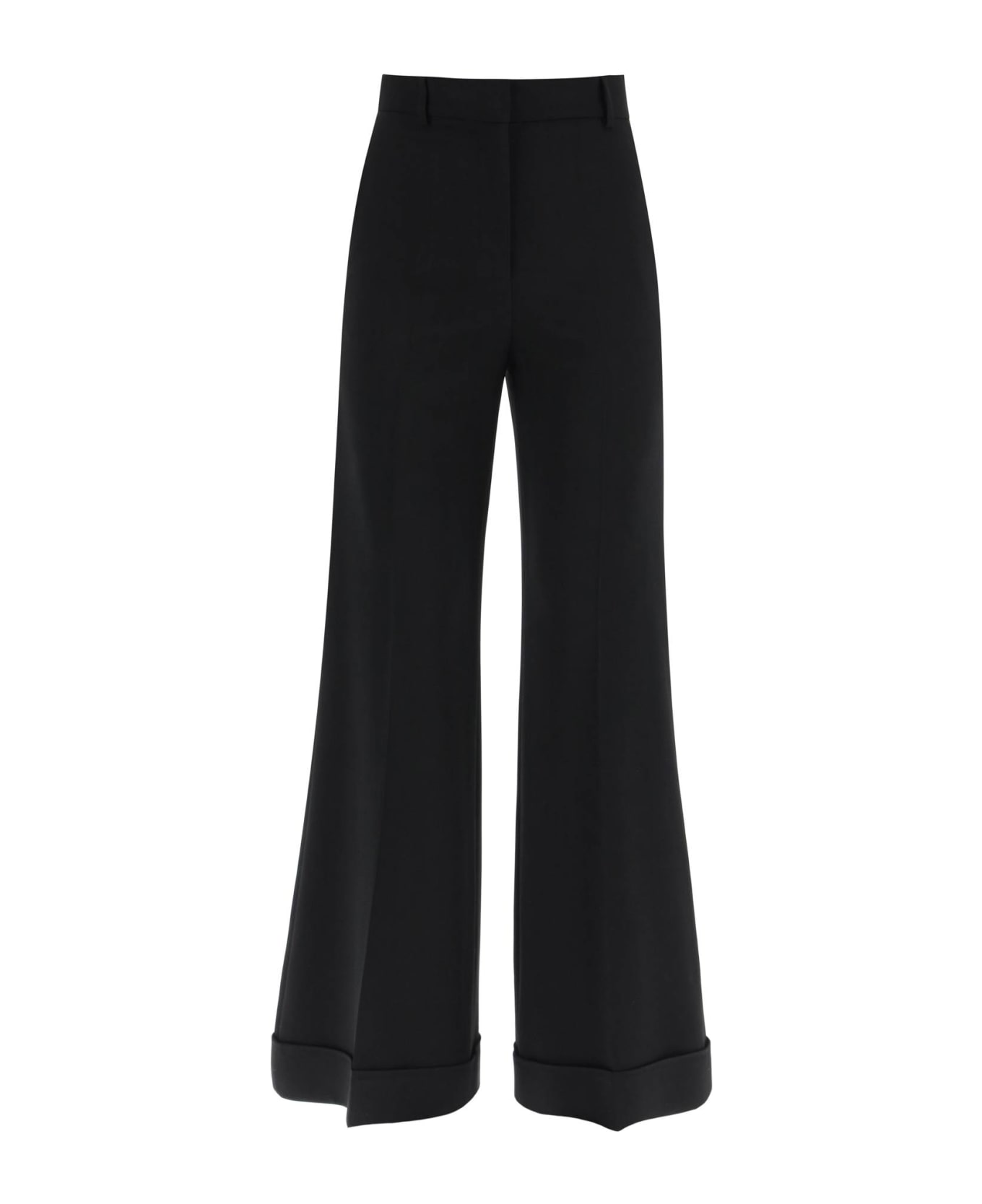Moschino High-waist Wide-leg Trousers - Nero