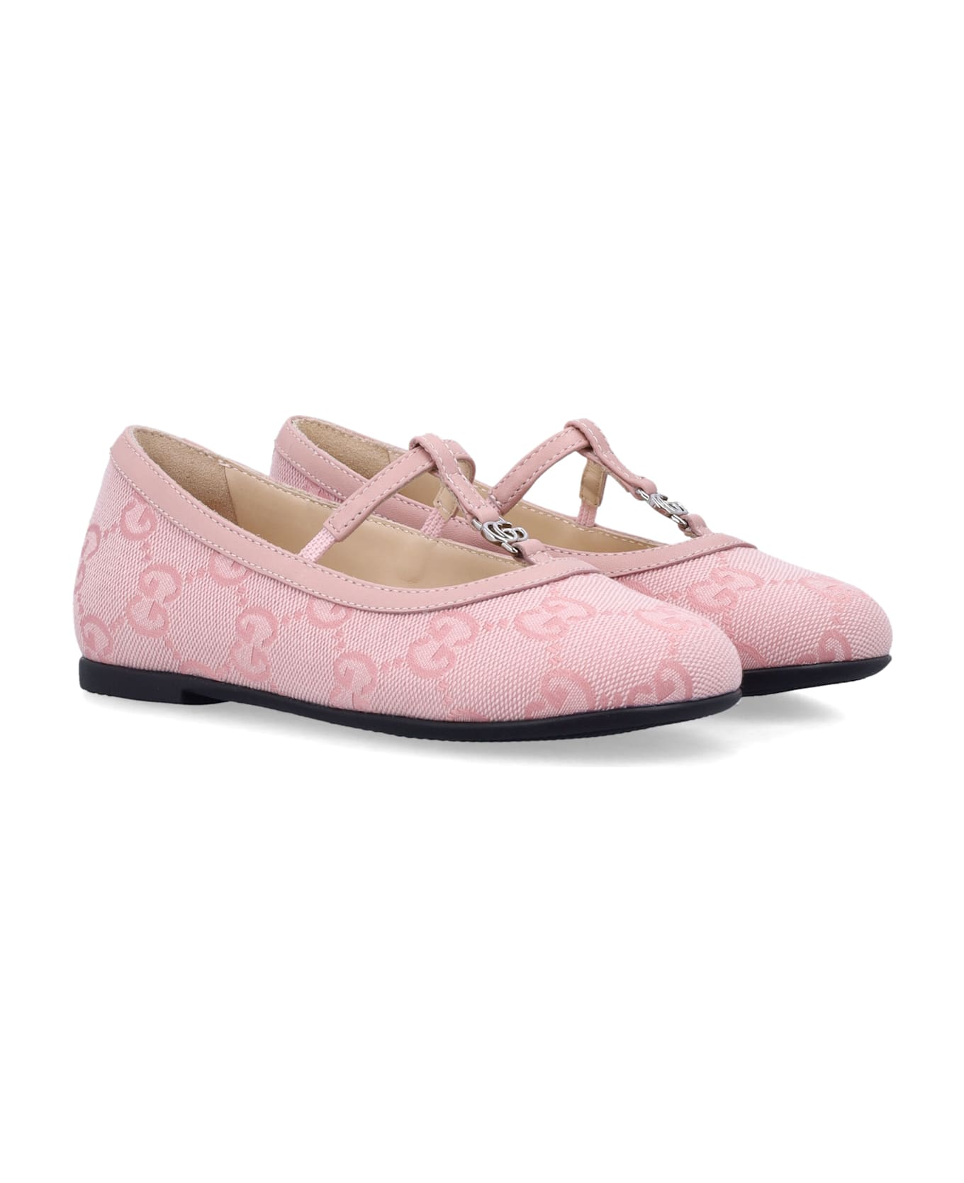 Gucci Kid - Double Ballet Flat - PINK