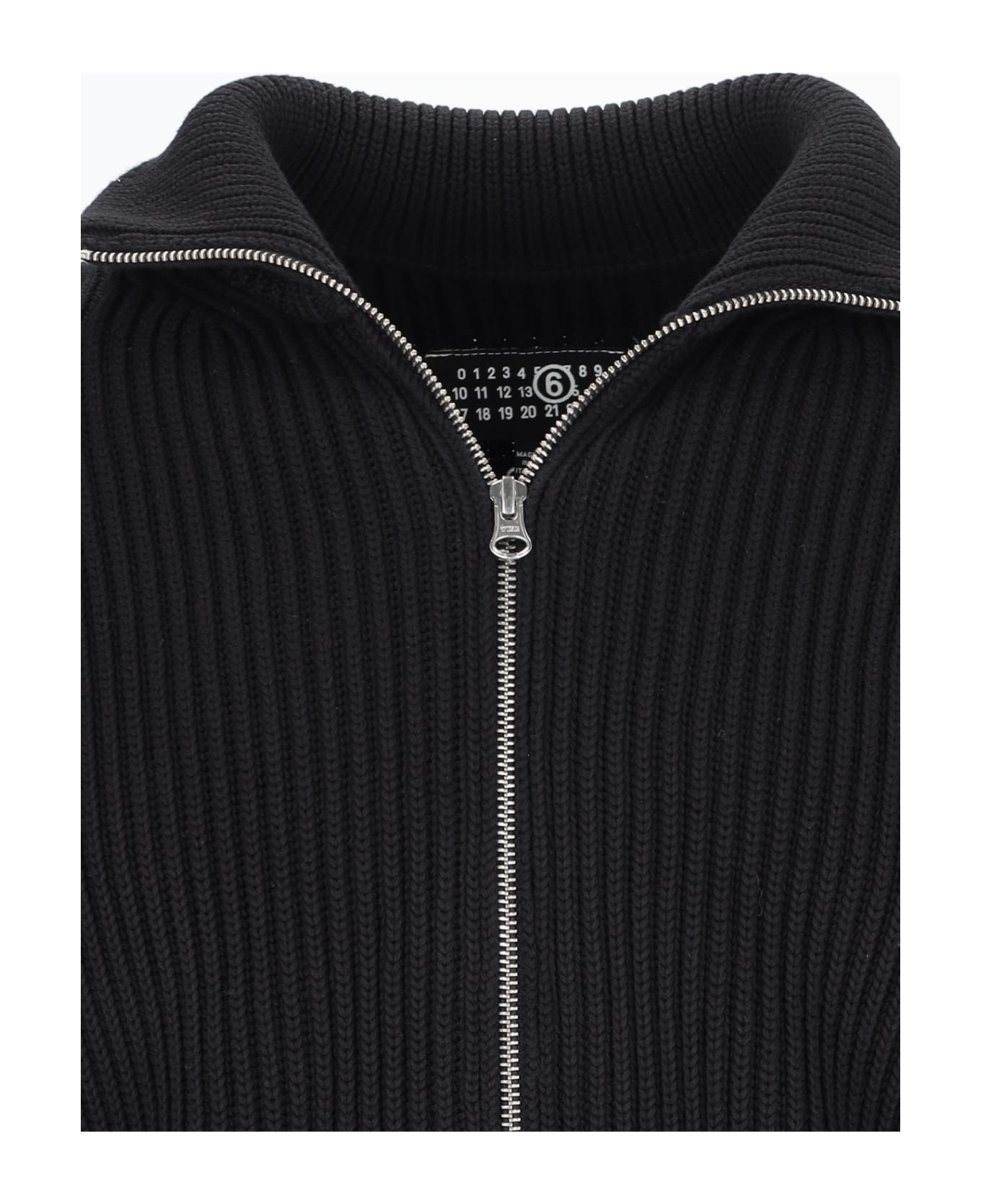 MM6 Maison Margiela Camionaire Cardigan - Black
