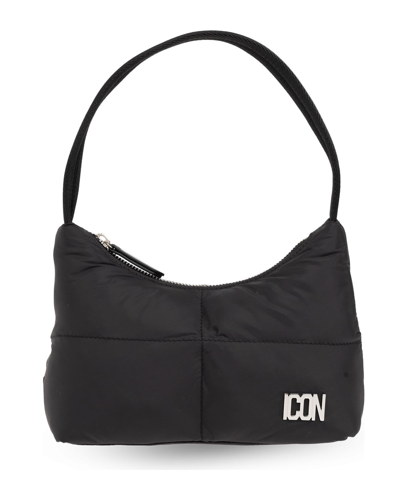 Dsquared2 Shoulder Bag With Logo - BLACK トートバッグ