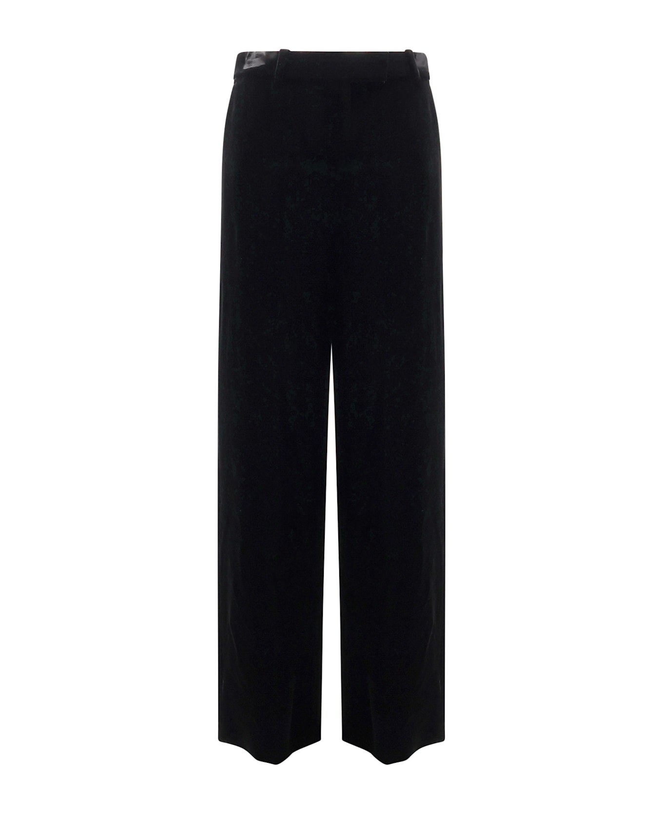 Alexander McQueen Velvet Trousers - Black
