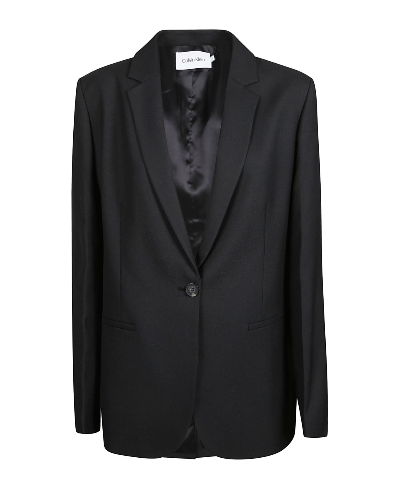 Calvin Klein Essential Tailored Blazer - Black