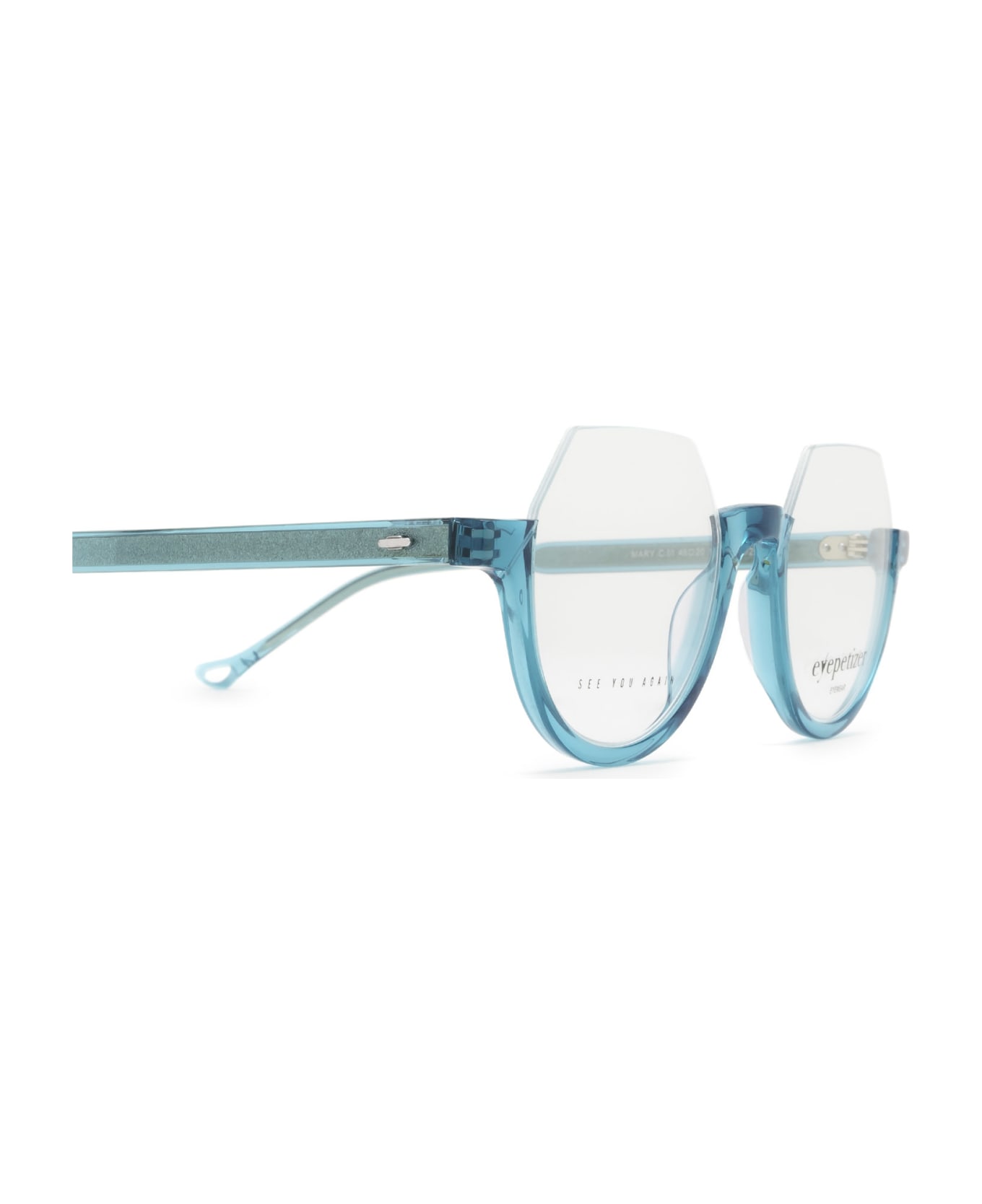 Eyepetizer Mary Teal Blue Glasses - Teal Blue アイウェア