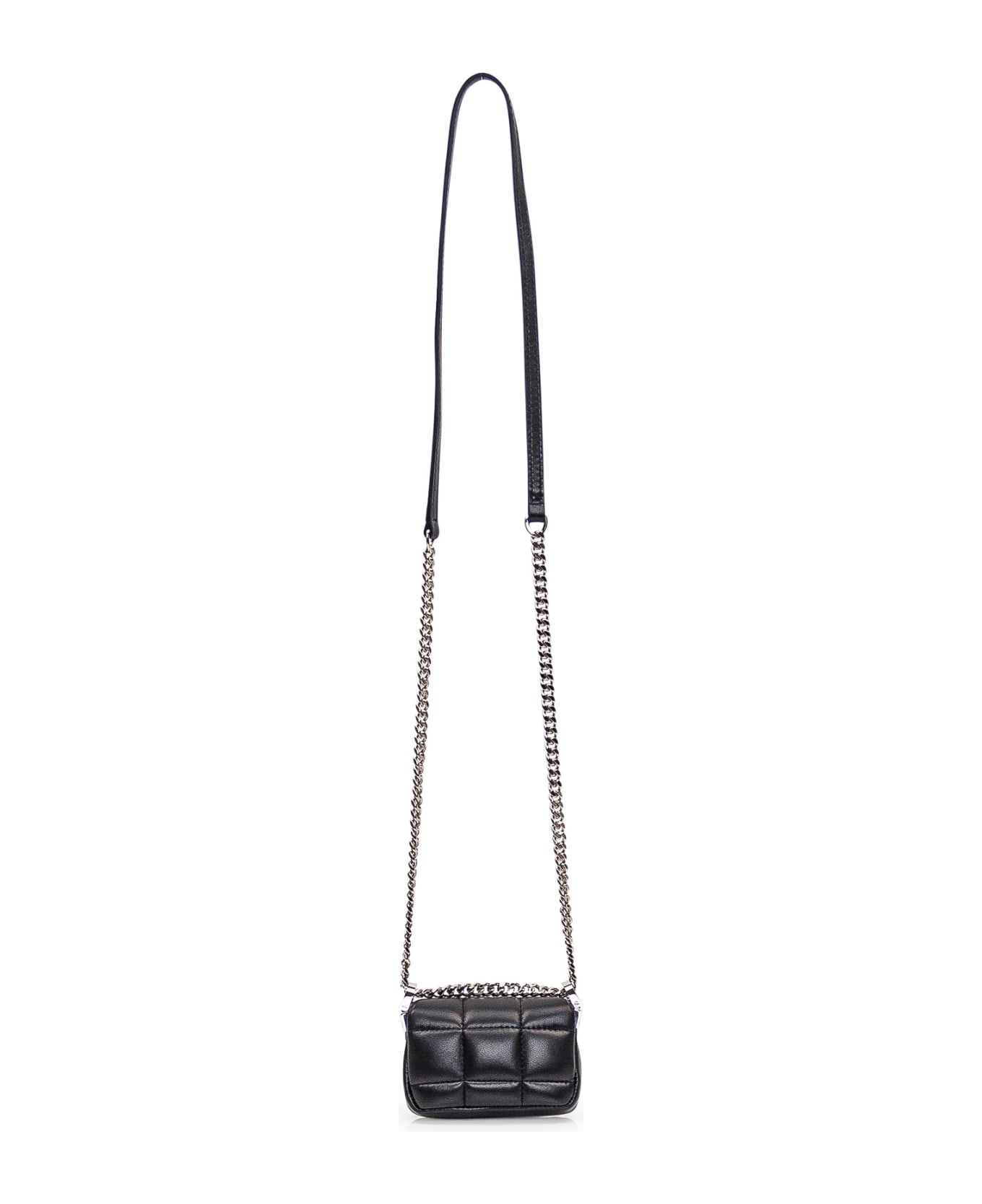 Dsquared2 Leather Shoulder Bag - NERO PALLADIO