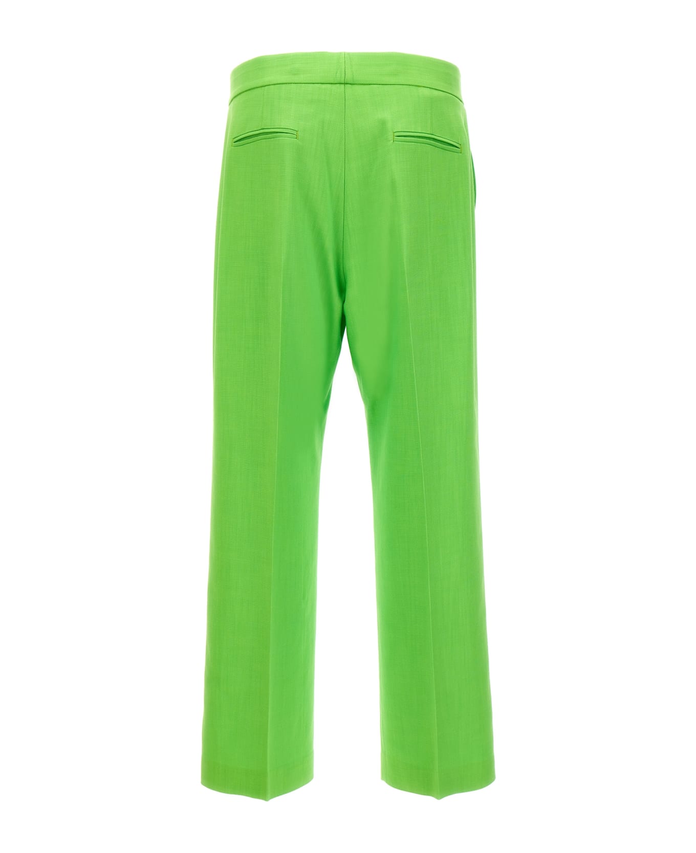 MSGM Straight Leg Pants - Green