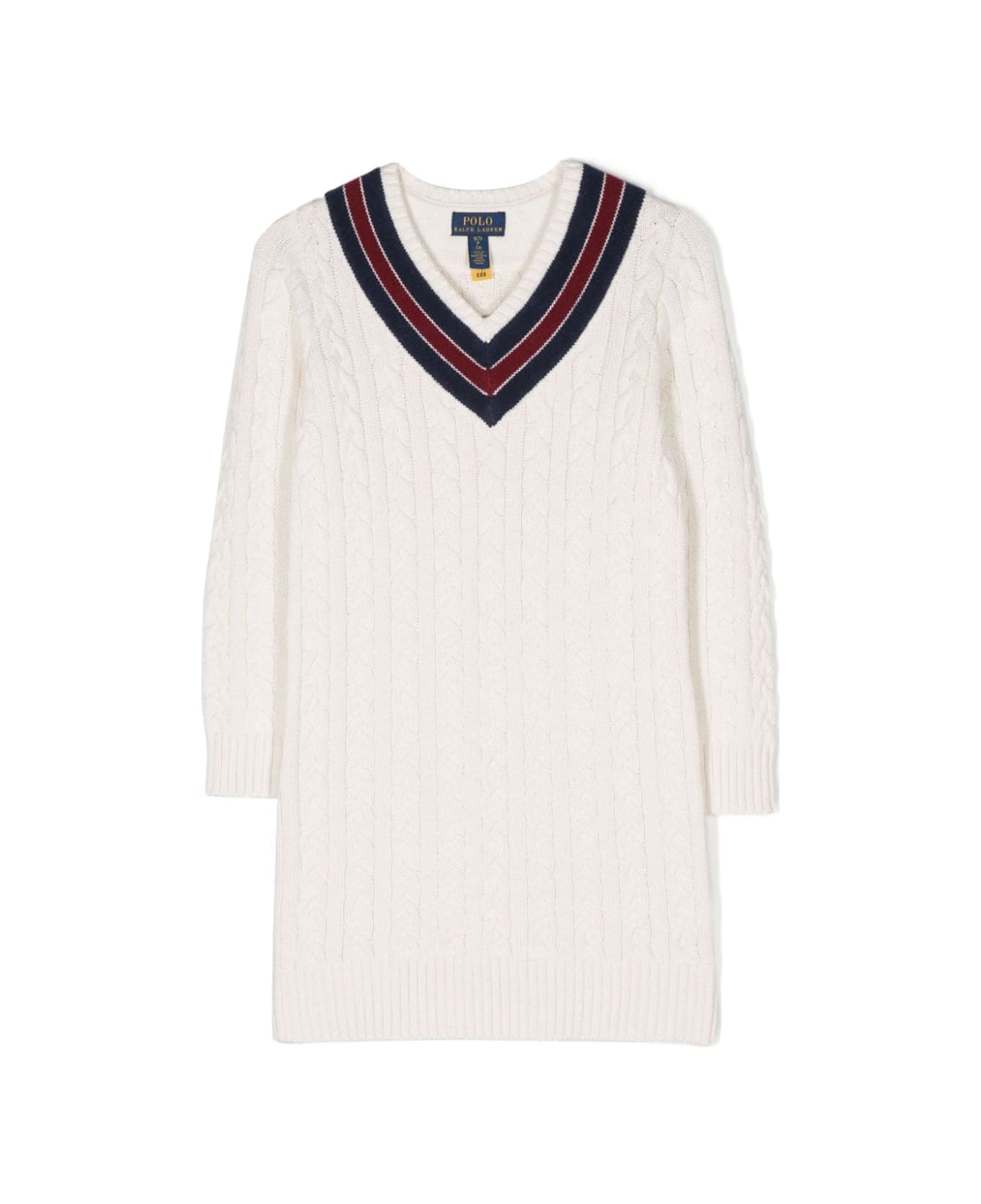 Polo Ralph Lauren Cricketdres Dresses Day Dress - Cricket Cream Multi