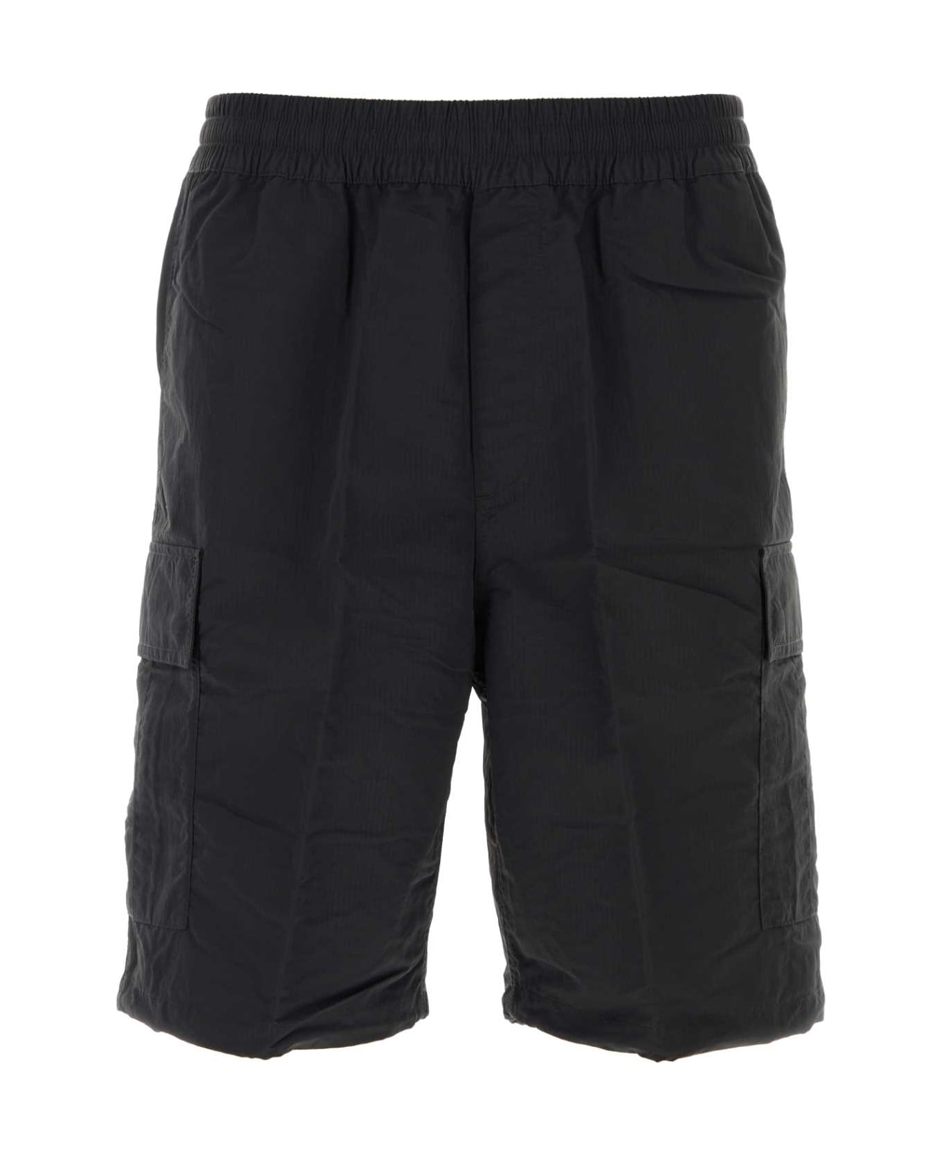 Carhartt Black Nylon Evers Cargo Shorts - ISIMARDINPRIWHI