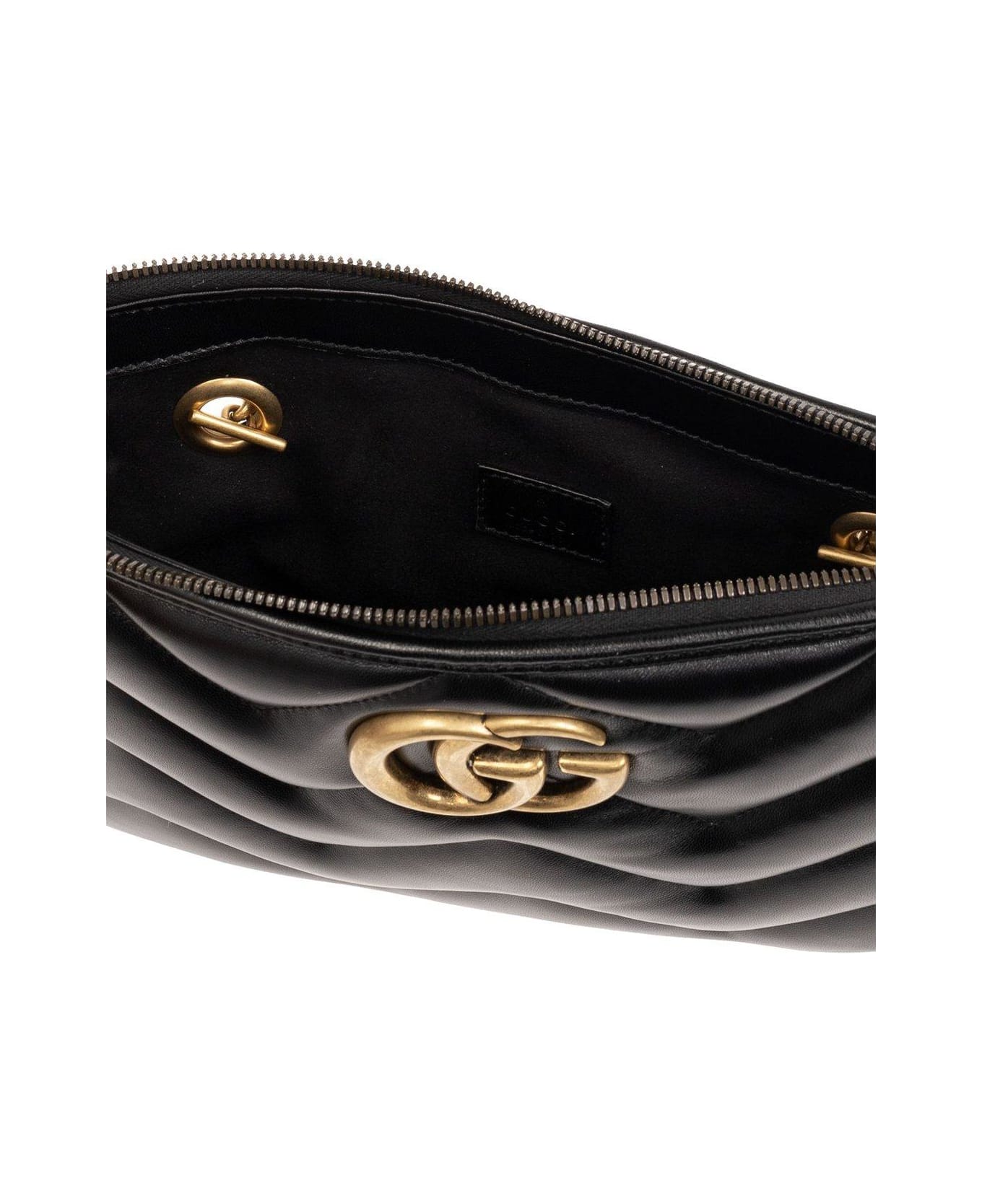 Gucci Gg Marmont Clutch Bag - Black トートバッグ