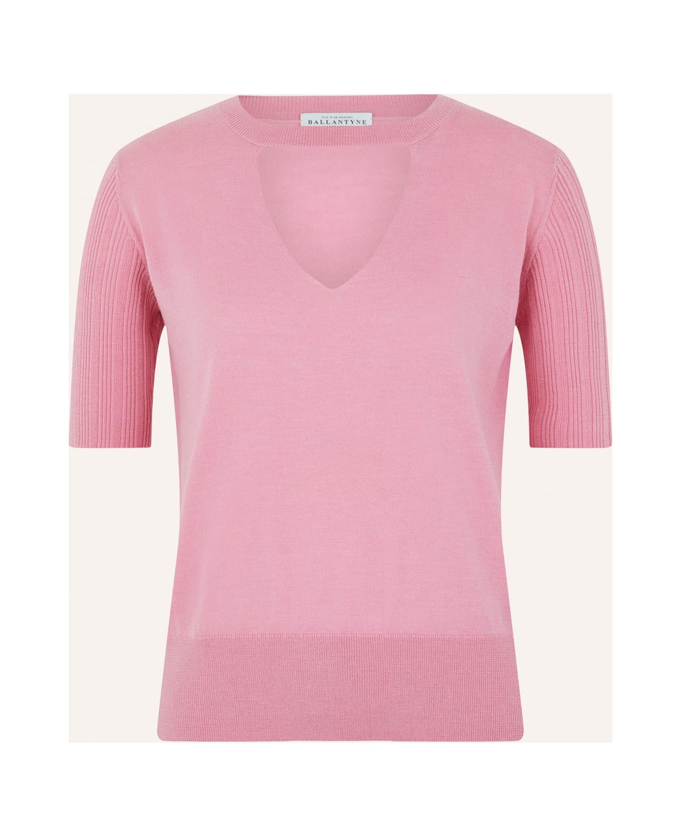 Ballantyne Cut-out Basolan Shirt - Pink