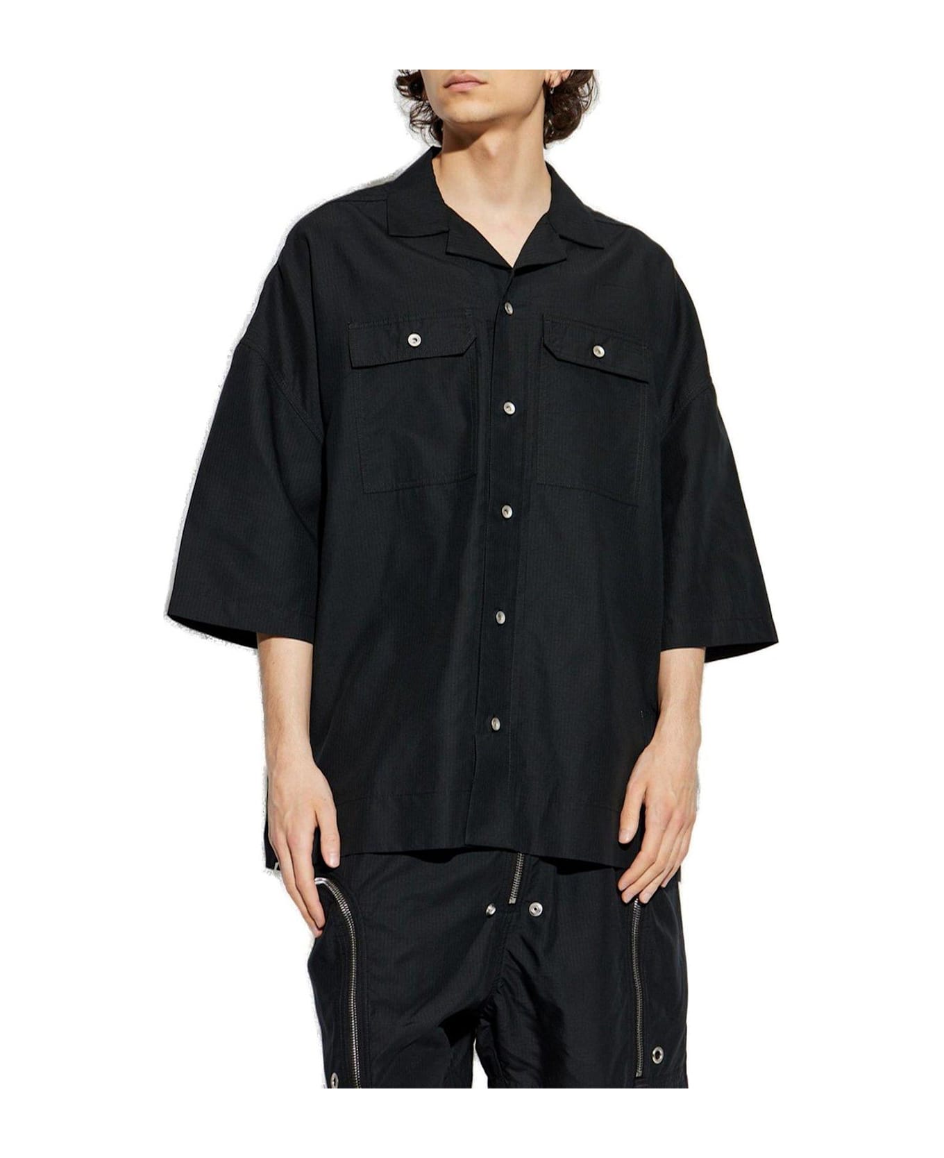 DRKSHDW Magnum Tommy Drawstring Shirt - Black