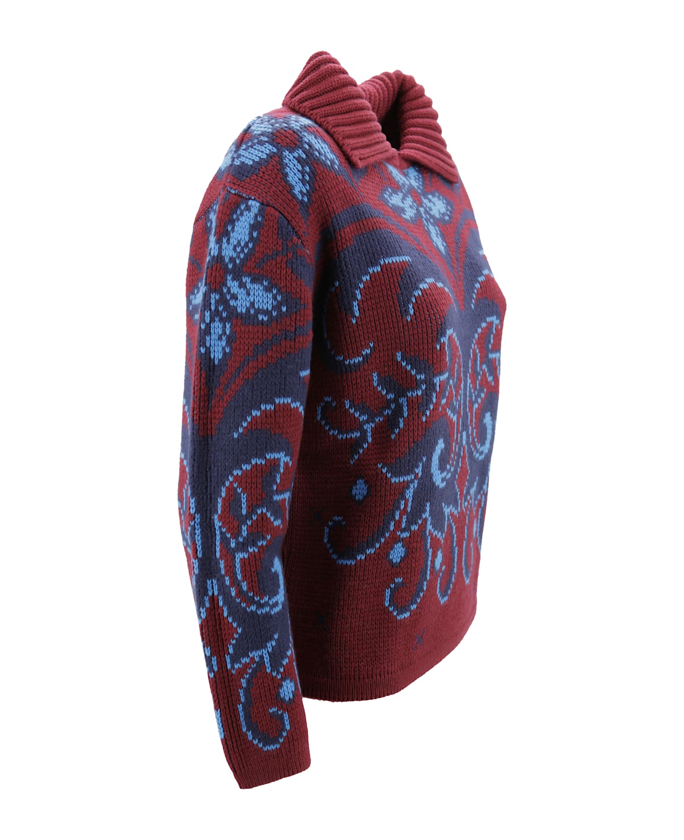 Etro Jacquard Jumper - Purple