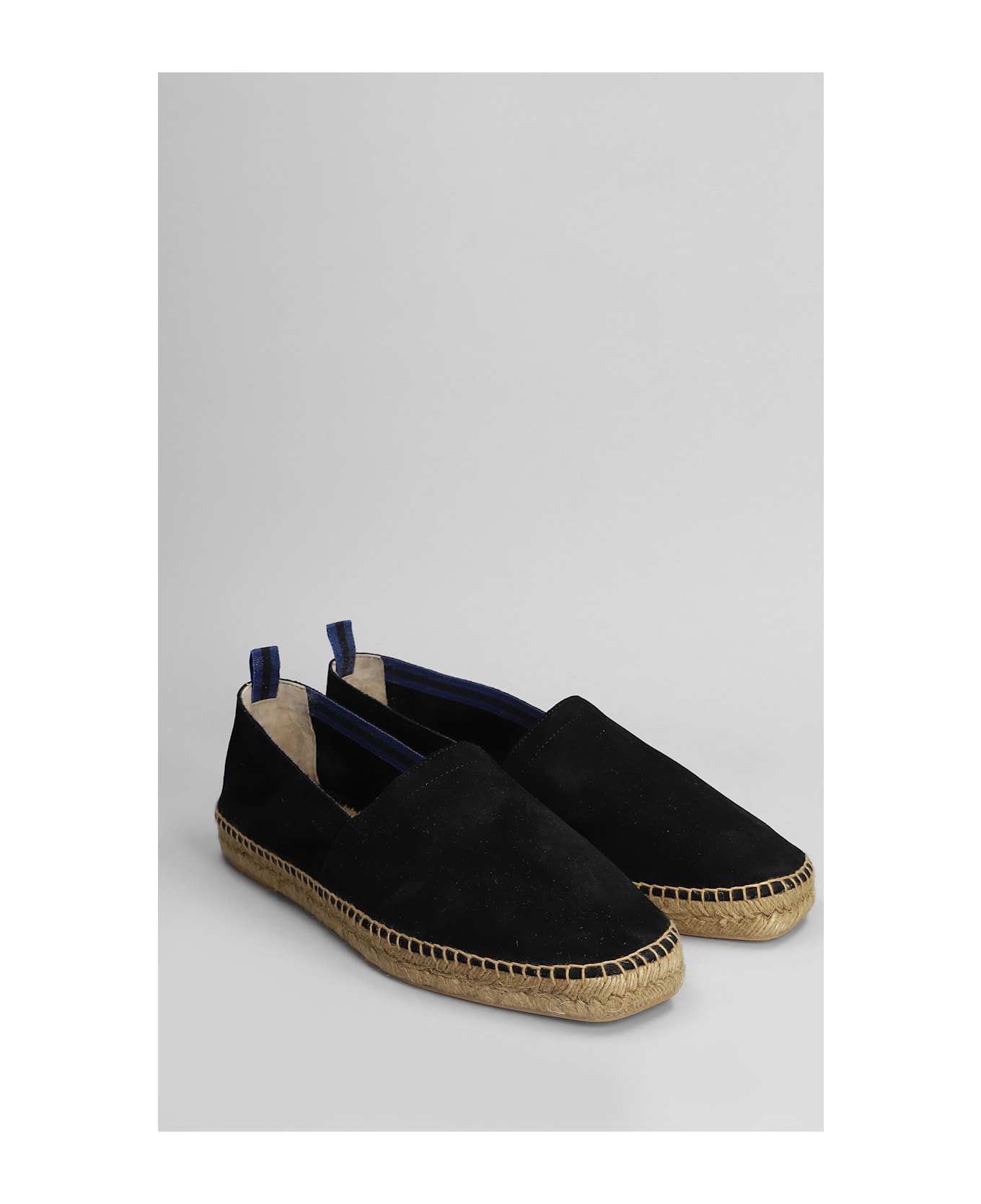 Castañer Pablo T-186 Espadrilles In Black Suede - black