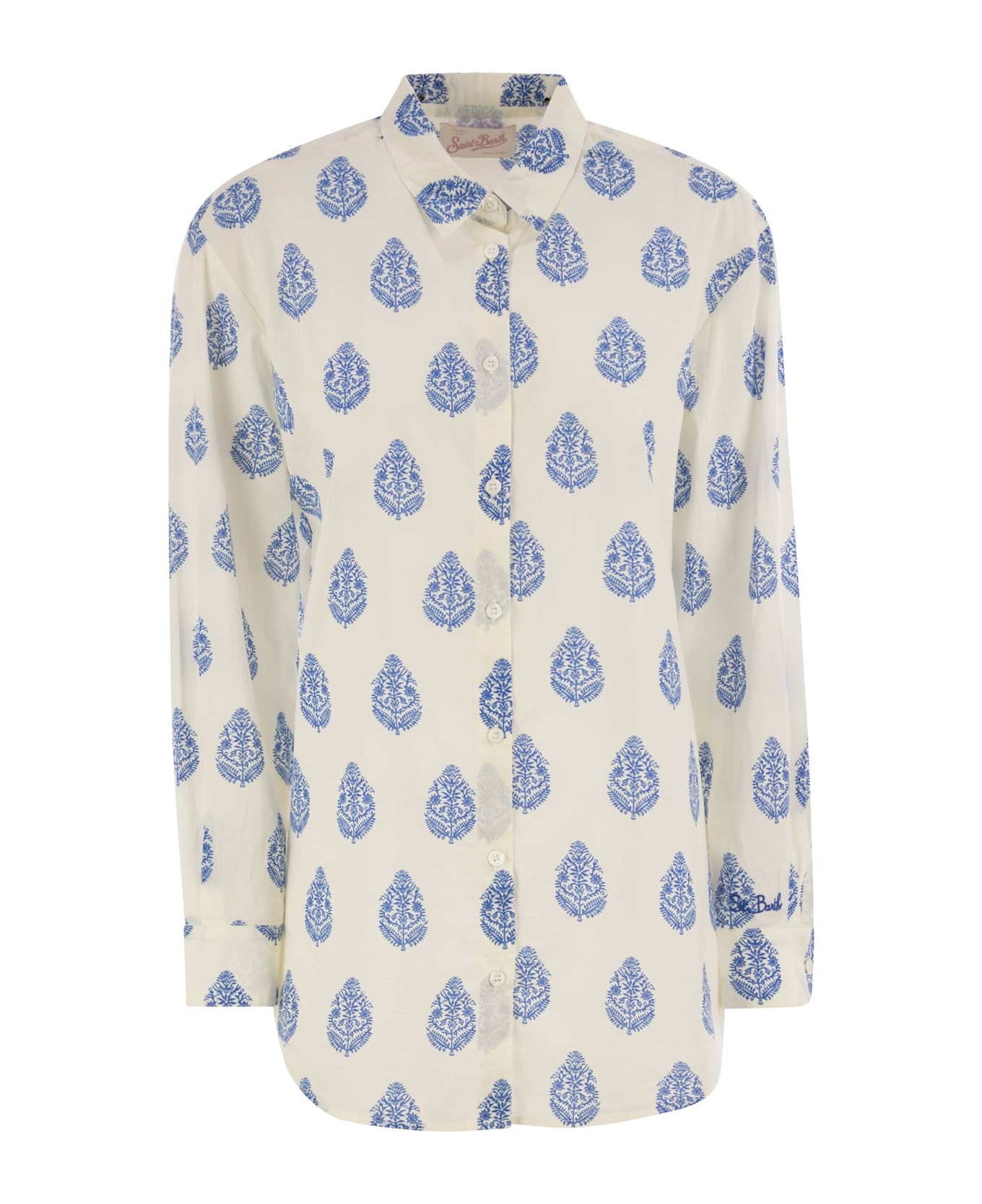 MC2 Saint Barth Brigitte - Shirt With Paisley Pattern