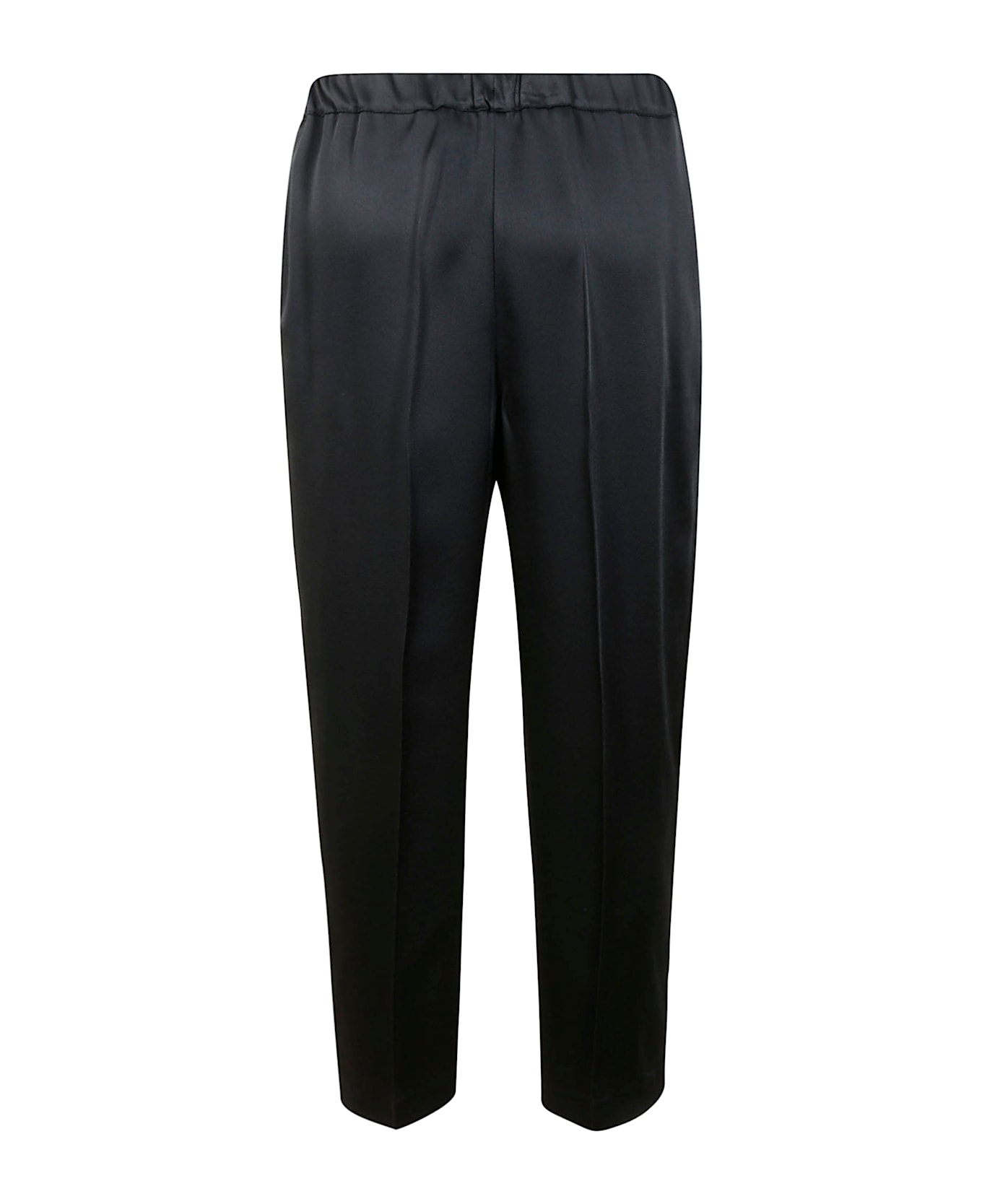 Liviana Conti Elastic Waist Pants - Nero