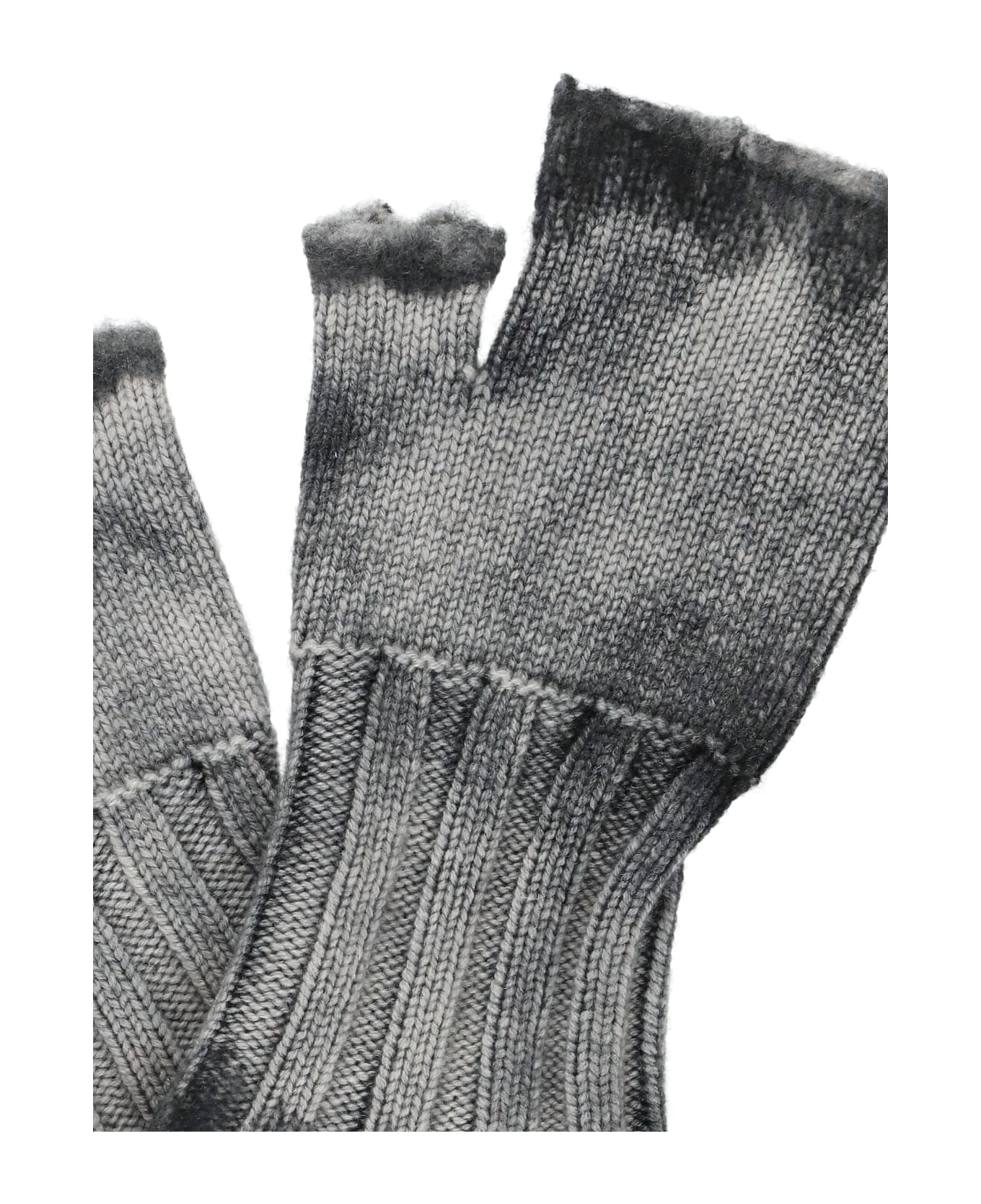 Avant Toi Destroyed Gloves - Grigio