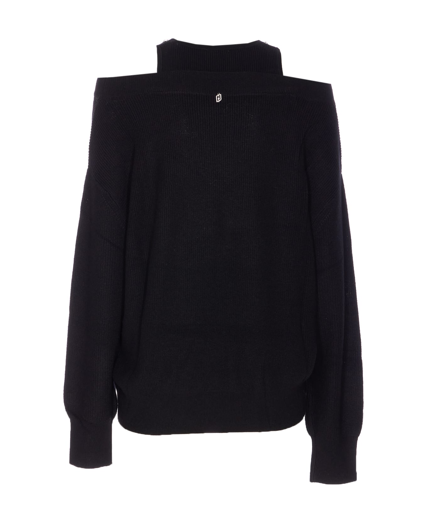 Liu-Jo Cut Out Sweater - Black