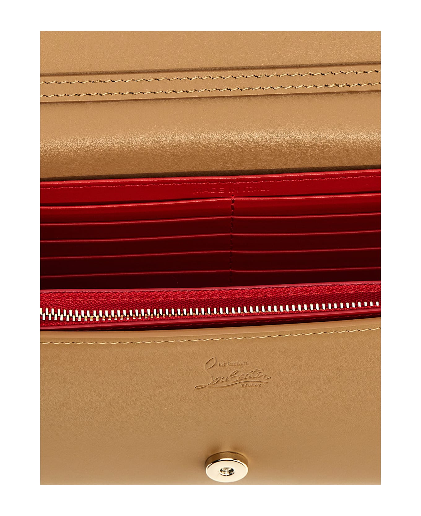 Christian Louboutin 'paloma' Clutch - Beige