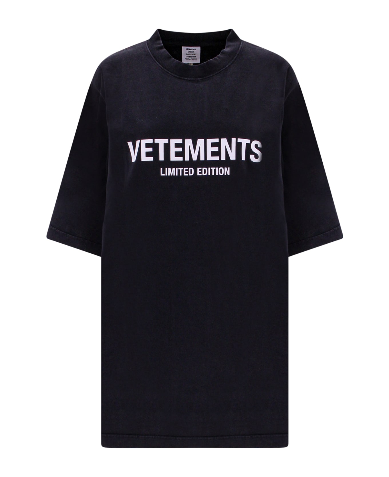 VETEMENTS T-shirt - BLACK シャツ