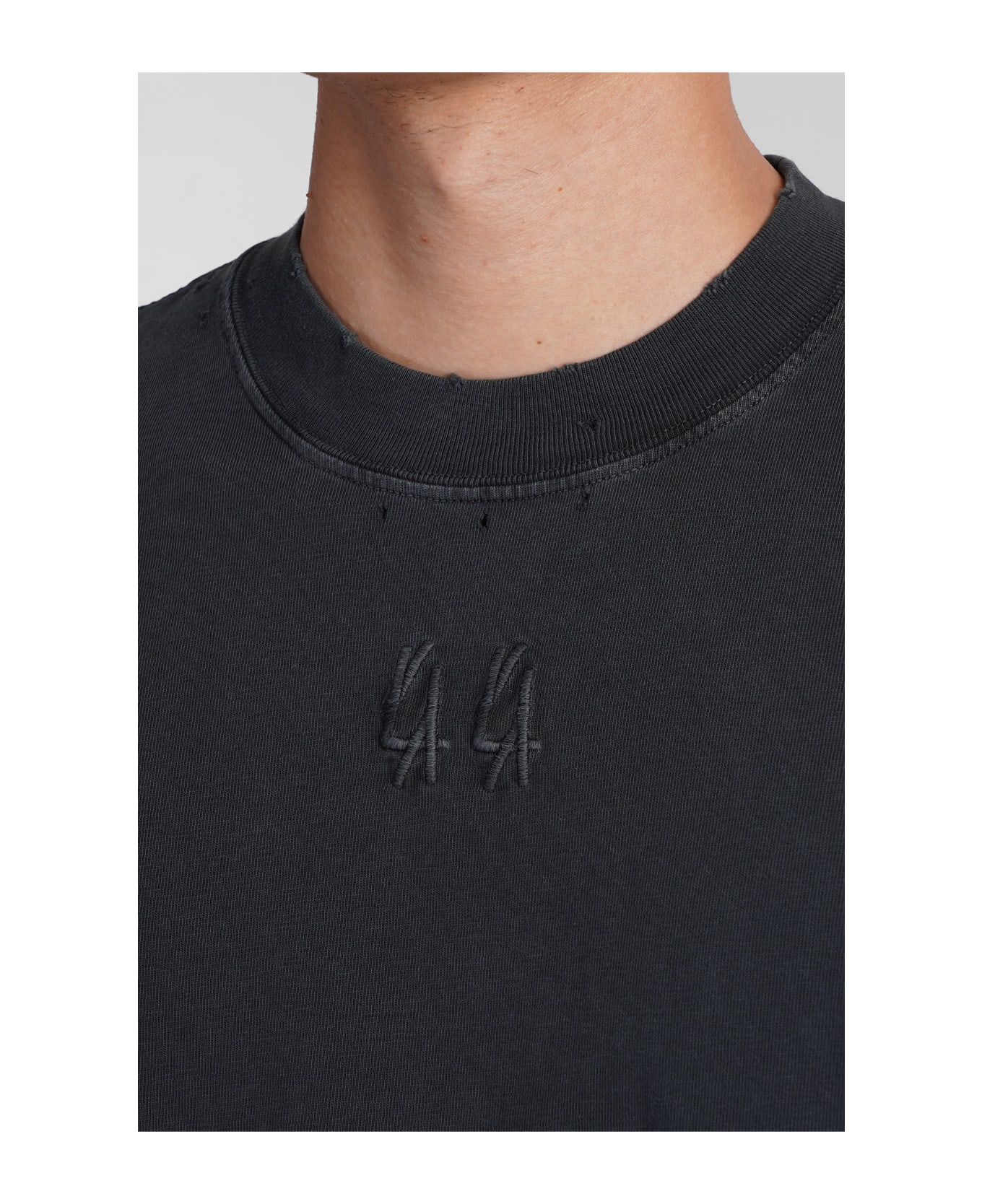 44 Label Group T-shirt In Black Cotton - Black