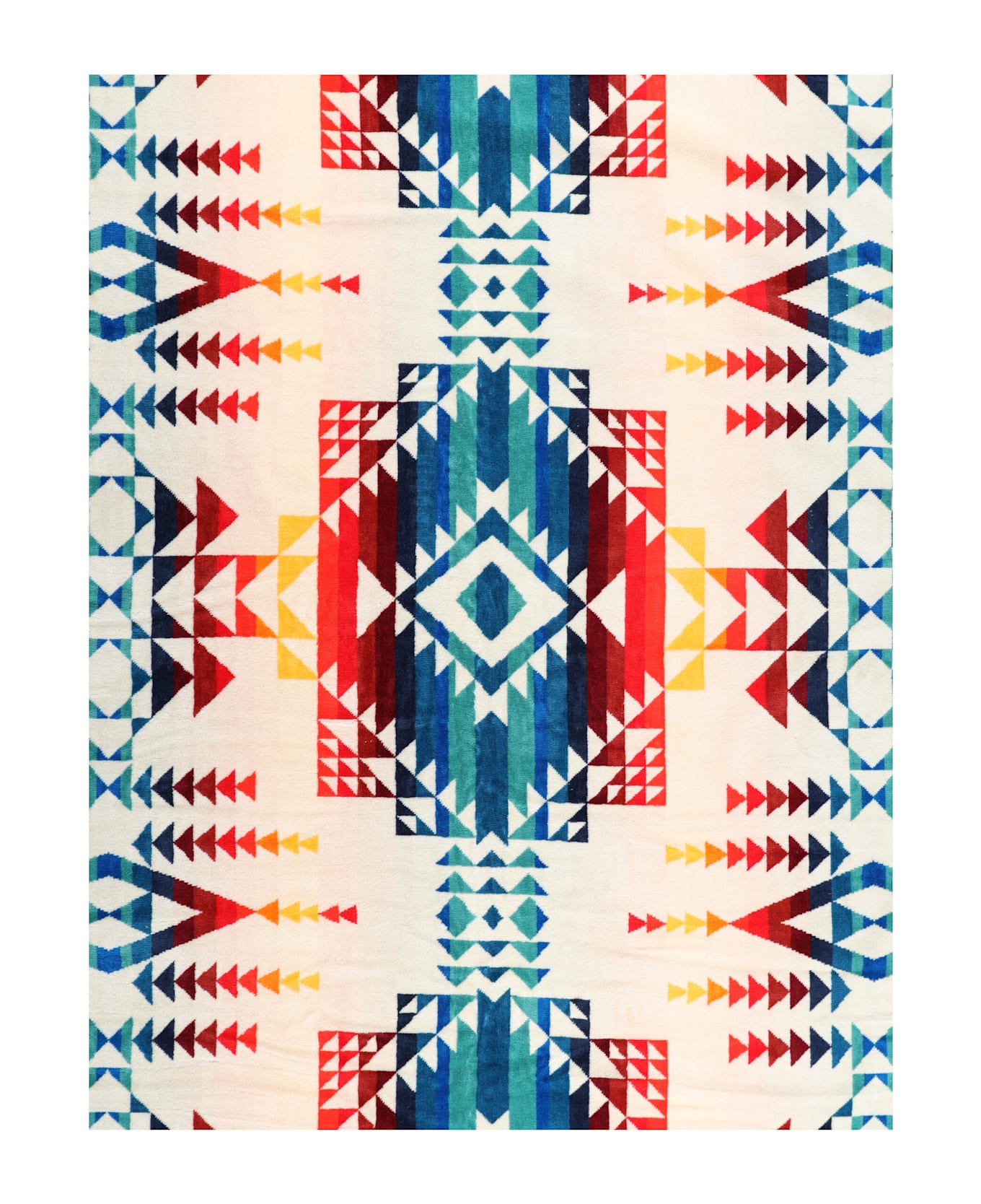 Pendleton Jacquard Beach Towel For Two - PILOT ROCK IVORY