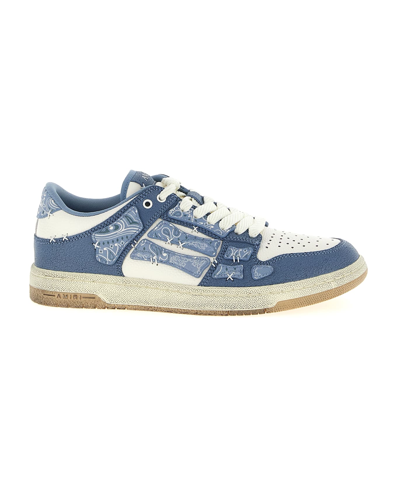AMIRI 'bandana Skel Top Low' Sneakers - Blue