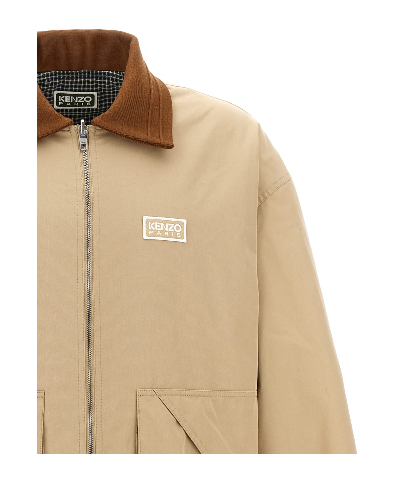 Kenzo 
elevated Coach
 Reversible Jacket - BEIGE